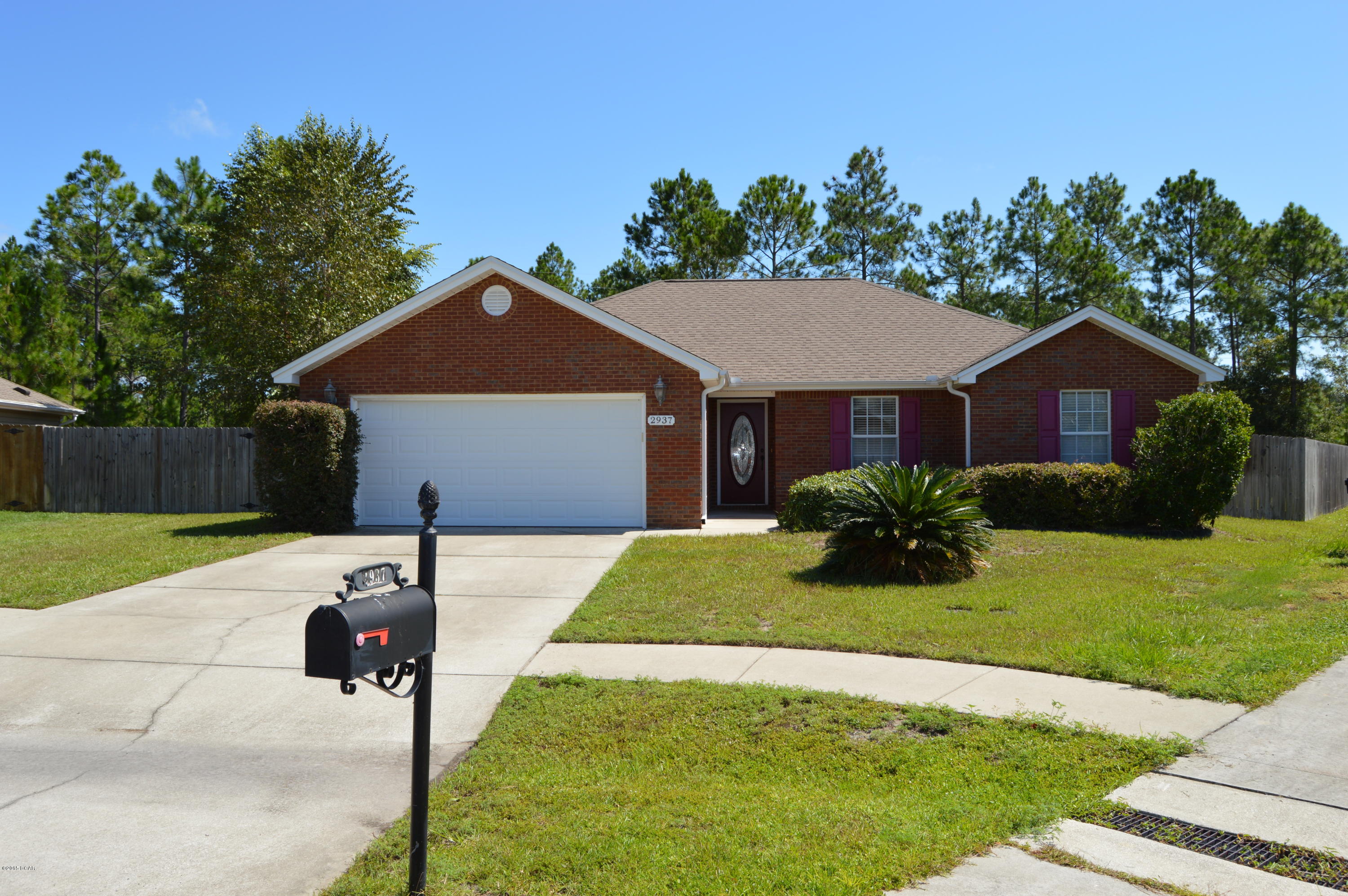 Immaculate 3 Bedroom, 2 Bath, Split Floor Plan at the End of a Cul-De-Sac is immediately available and Move-in-Ready.  Complete with Stainless Steel Appliances including a Bosch Brand Dishwasher, the Kitchen has plenty of Counter Space, Kitchen Cabinets and Room to Cook and Create!  This home is located near Tyndall AFB and NAS PC, has a nice sized Dining Room for friends and family gatherings.  With the Ample Sized Great Room, Florida Room, Handy Dining Room, Two Car Garage, Private Fenced Back Yard, Underground utilities, End of Cul-De-Sac, THIS HOME HAS IT ALL and so much more.  Anyone can see this home anytime but Serious Homebuyers beware, you just might fall in love with this home!  All information obtained from Public Records and opinions, Buyer to verify all if important. Contact a Realtor Today and put this home on your list...it's a MUST SEE and bring the Camera, you may want a Selfie!