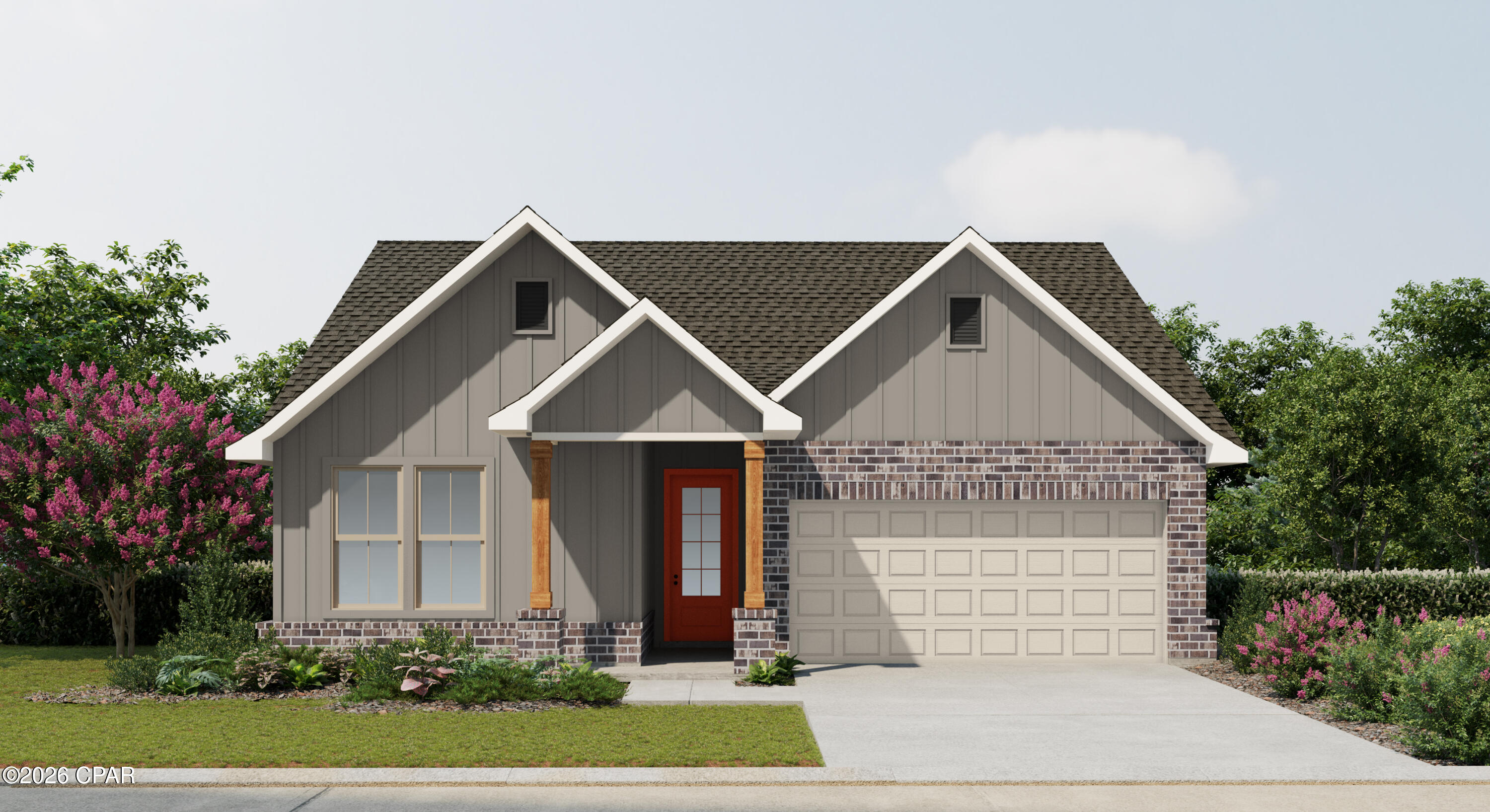 A boater friendly community, with waterfront and water view homesites, centrally located in Panama City, being within 1 mile to a wide variety of new restaurants and shops on 23rd Street and within 2 miles from the Hathaway Bridge connecting you to the sugar-white sandy beaches of Panama City Beach. Boaters and water enthusiasts will love this community where every homesite either has water frontage for a future dock or extra space within the homesite to store your boat, and a public launch within the community, starting at an attainable price point. WATERFRONT LOT! The WELLINGTON II I in Saltaire community offers a 3BR/2.5BA open design with flex space. Special Features: double vanity, garden tub, separate custom tiled shower, and walk-in closet in master bath, double vanity in 2nd bath, kitchen island, pantry, covered porches, undermount sinks, undermount cabinet lighting, custom kitchen backsplash, crown molding, LED lighting, smart connect WIFI thermostat, framed mirrors in all bathrooms, landscaping, architectural 30-year shingles, flood lights, and more! Energy efficient features: water heater, electric kitchen appliance package, vinyl Low E windows, and more! Energy Star Partner. *PRICE SUBJECT TO CHANGE ONCE SELECTIONS ARE COMPLETE*
