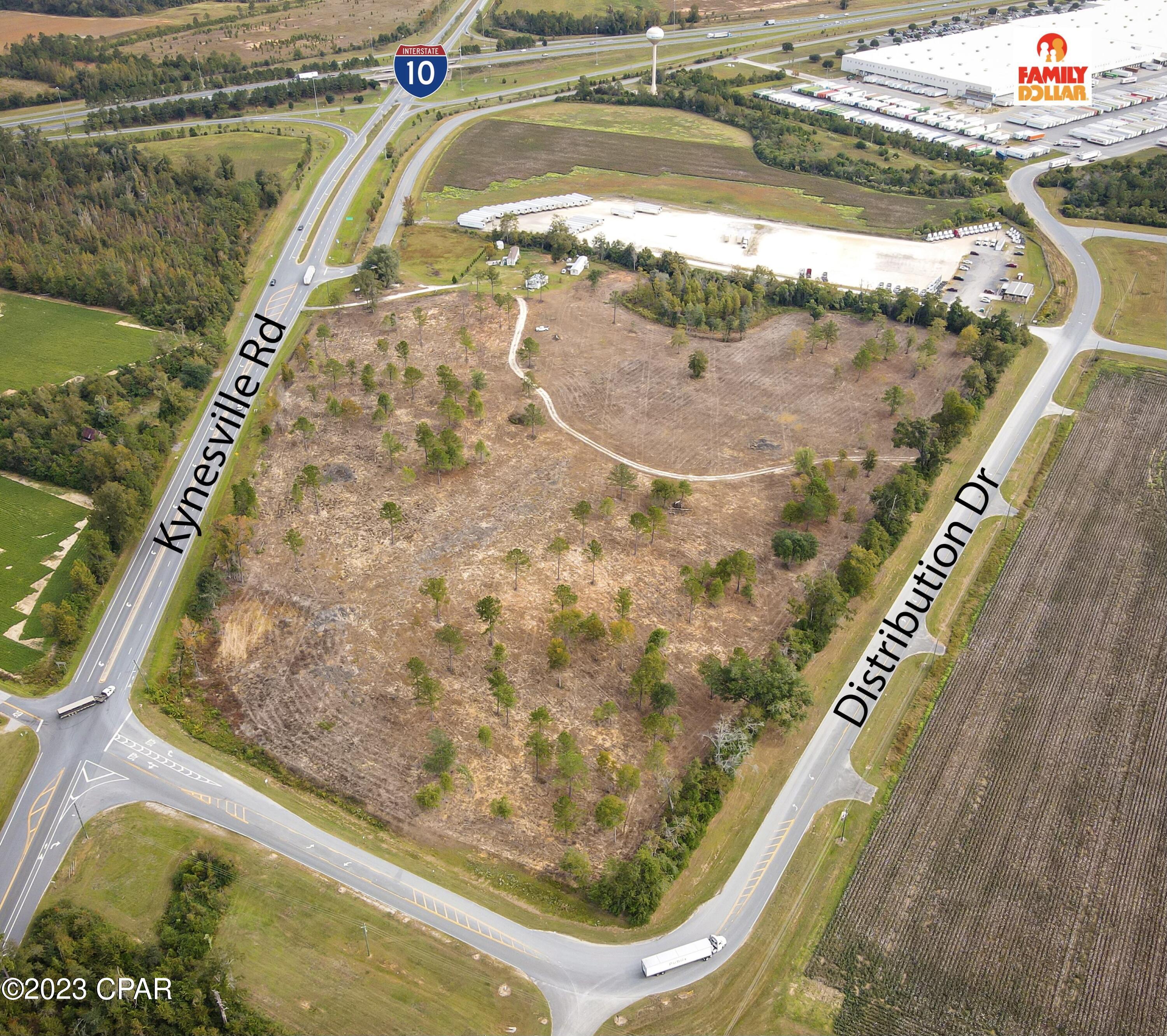 Ideal Commerical Development  property located at Northwest Florida at Exit 136 of Interstate 10. Convenient for motorists and trucks to access. The area experiences heavy traffic throughout the day, with traffic count of appr. 5800 daily. Excellent location for a Gas service station, Retail, Warehousing, Industrial, Hotel and many other possibilities fulfilling needs of commuters and local residents. Expanding Demographics, the surrounding area is witnessing rapid residential and commercial development, indicating a growing customer base. Ample Space With 25 acres at your disposal with over 1400 ft frontage on state road 276 and access roads on two other side of property. Natural gas, water and sewer available near property lines. Majority of property is cleared and is high and dry. Location is 10 miles from US Hwy 231 which leads to Panama City (65 miles) to the South and Dothan, Al (60 miles) to the North.  Quick access to Atlanta, Ga approx. 244 miles, Orlando, Fl 320 miles.
 Possible uses Travel Centers, Warehouse Distribution, RV Resorts, Restaurants, Hospitality, Industrial, Distribution.