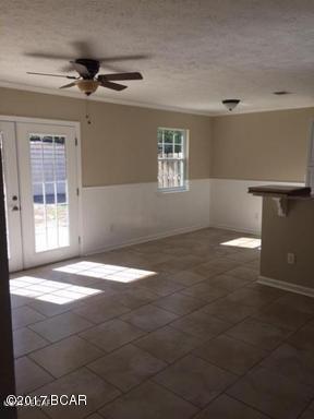 Single story home close to TAFB. Tile throughout home, open floor plan, breakfast bar, eat in kitchen, stainless steel appliances, laundry room, and fenced in backyard