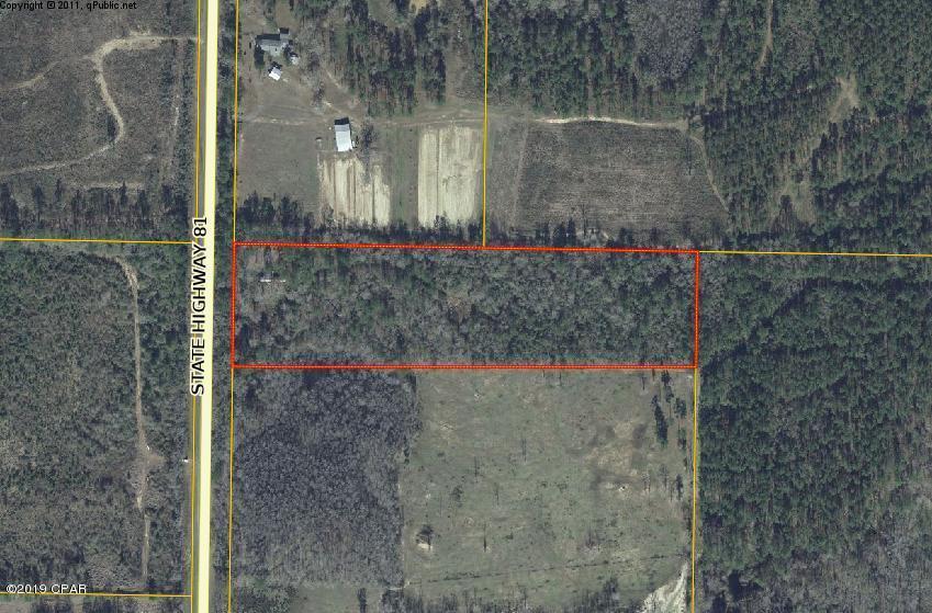 This property is located south of Ponce de Leon, fronting Hwy 81.  There is an old 14x66 trailer on property of no value.  Seller is NOT removing old trailer.  There was previously a well and power pole on property but seller makes no guarantee to their condition and is being sold as is.  There is an old septic on premises that is not operational.  Buyer should make all inspections of property and verify all information necessary.  Seller has never lived on property and has no information to disclose.  Property is mostly wooded with about 330 feet frontage on Hwy 81.