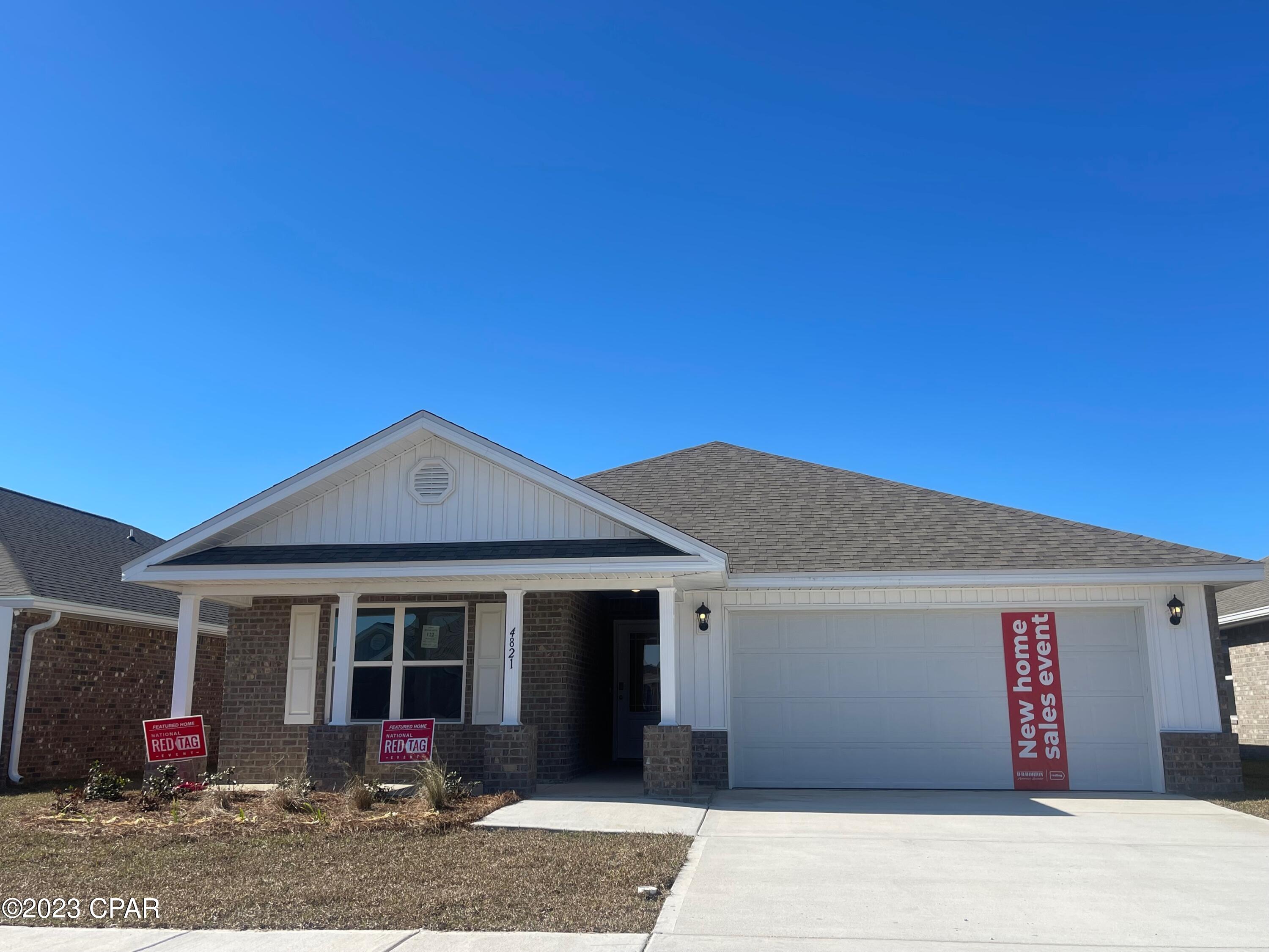 The Ryder floorplan is a beautiful 4 bed, 2, bath, 2 car garage home. As you enter this Ryder, you will find quality painted walls with traditional 8' ceilings. LVP flooring is throughout all common areas of the home, with carpet in all bedrooms. The kitchen has a center island, a pantry, beautiful cabinetry and durable laminate countertops. Master Bedroom features two large walk-in closets, dual sink vanity, and a spacious walk-in closet. This home comes standard with a Smart Home Technology package which includes a KwikSet keyless entry, Skybell doorbell, automated front porch lighting, an Echo Dot device, and Quolsys touch panel which can be integrated to control your lighting, thermostat, front door and so much more.

This home is being constructed with the Zip Sheathing system, providing greater protection than a traditional housewrap from damages due to wind, rain, and extreme weather. A builder 10-year structural warranty is also included.

Pictures may be of similar, but not necessarily of subject property, including exterior and interior colors.