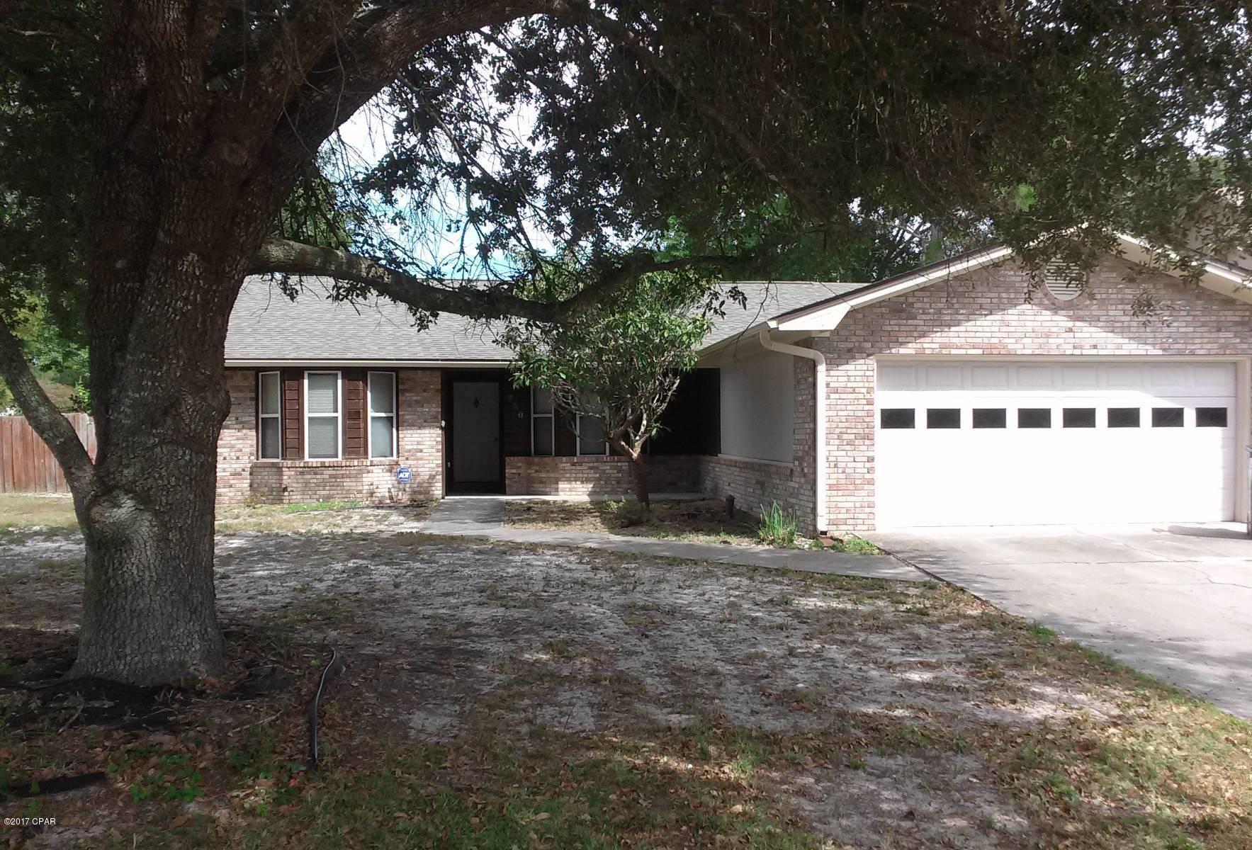 Home convenient to Tyndall Air Force Base, convenient area to Star Ave. The home offers a 2 car garage, washer/dryer hookups, fenced backyard, patio, and a large open living area and kitchen. Half off security deposit for active military members.



All measurements are approximate.