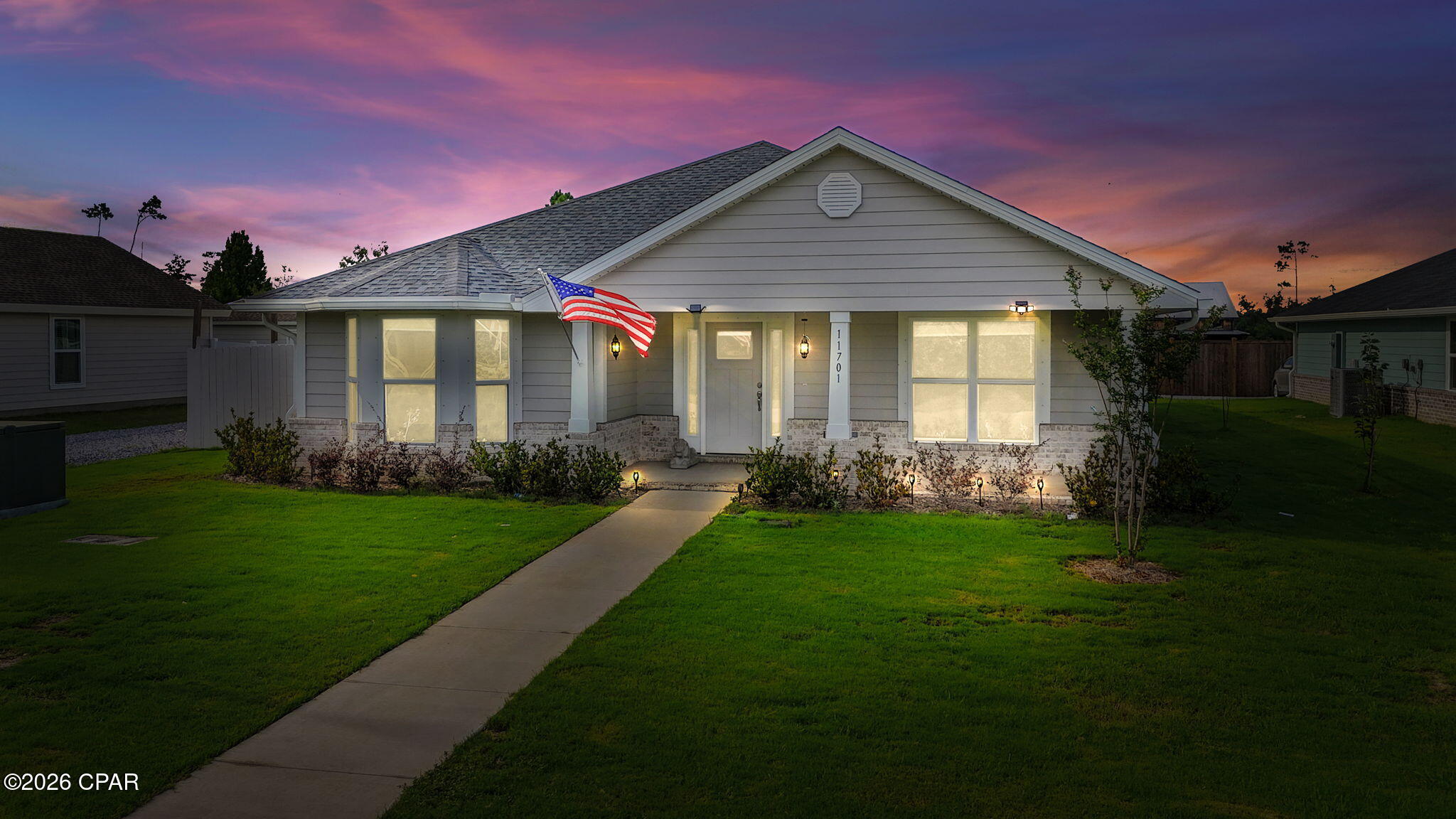 3 Bed | 2 Bath + Flex Room | 2,131 Sq Ft in Sunrise at EastBay

Welcome to this beautifully updated 3-bedroom, 2-bath home with a versatile flex room and 2,131 square feet of thoughtfully designed living space in the desirable Sunrise at EastBay community.

This home features a newly updated walk-in master closet complete with custom built-ins, offering exceptional storage and organization. The spacious laundry room is truly a dream setup and includes a General Electric washer and dryer. The primary bathroom includes a relaxing soaker tub along with added shelving in both the master bathroom and water closet for extra storage and functionality. Throughout the home, you'll find stylish custom tile work in the bathrooms along with a beautifully finished kitchen backsplash that adds a modern touch.

The kitchen is designed with both style and functionality in mind, featuring pull-out cabinet drawers in all lower cabinets for easy access and added convenience. The pantry has also been upgraded with custom 22-inch shelving to maximize storage space and organization.

Enjoy outdoor living with a welcoming 12 x 8 front porch and an open lanai that is perfect for relaxing evenings, entertaining guests, or family activities. The fully fenced backyard offers added privacy and includes a concrete grill pad ready for your outdoor cooking setup.

The open-concept layout provides plenty of room for entertaining, relaxing, or working from home, while the flex room offers endless possibilities for an office, playroom, or guest space.

Enjoy the peaceful waterfront lifestyle Sunrise at EastBay is known for, including access to the community dock and the Intracoastal Waterway. Outdoor lovers will appreciate being just a short boat ride from Shell Island and the Gulf of Mexico.

Conveniently located only 10 minutes from Walmart and everyday shopping, and approximately 20 minutes from Tyndall Air Force Base, this home combines coastal charm with everyday convenience.

About Sunrise at EastBay
Sunrise at EastBay is a scenic bayside community nestled along Florida's Panhandle between Panama City Beach and Apalachicola. Known for its peaceful waterfront setting and old Florida charm, the community offers residents a relaxed coastal lifestyle with modern conveniences nearby. Located on the Intracoastal Waterway, EastBay is just a 15-minute boat ride to Shell Island and the Gulf of Mexico, and about 30 minutes from Northwest Florida Beaches International Airport.