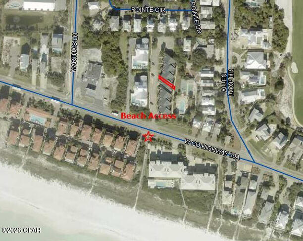 Location, location, location! Charming 1-bedroom, 1.5-bath condo in an ideal 30A location just a short walk to the sugar-white sand beaches and emerald waters of the Gulf. The beach access is literally right across the street! Enjoy easy access to local dining, shopping, and all the coastal lifestyle amenities 30A has to offer. Perfect as a primary residence, vacation getaway, or investment opportunity.