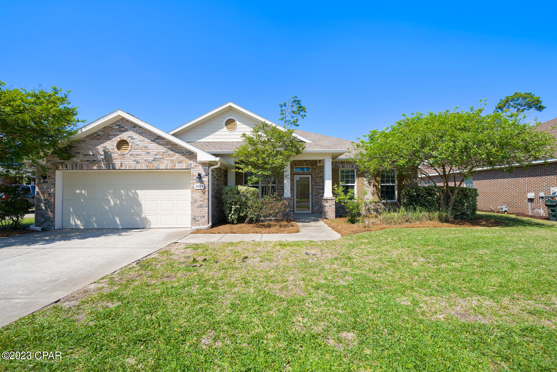 *Sellers will consider a VA Loan transfer at a rate of 3.5%* Seller is offering Home Warranty* Welcome home to 3010 Harrier Street! This gorgeous 4 bedroom 2 bathroom house will check all your boxes. This home features an open floor plan with a spacious kitchen overlooking the family room and breakfast area. You will appreciate the crown molding, gorgeous granite countertops and large kitchen island. The living room is wired for surround sound. The master bath has a gorgeous double vanity, garden tub, separate tile shower and the walk-in closet. The home is also pre-wired for a generator. All measurements and sizes are approximate; buyer to verify if important. *Sellers will consider a VA Loan transfer*