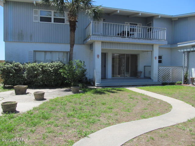 Gulf front 2 bedroom, 1 bath downstairs unit. water included- Gas Stove-  and water heater. NO ICE MAKER in fridge- microwave is counter -top- AS IS- home offers a double electric oven. Fire Place-.  Great view of the Gulf.  The Open patio with the in ground pool  are shared with the B unit ( pool service provided). Shared laundry area with the B unit- dryer is gas- no hot water for the washer-The property is on Septic- room sizes are not approximate at this time