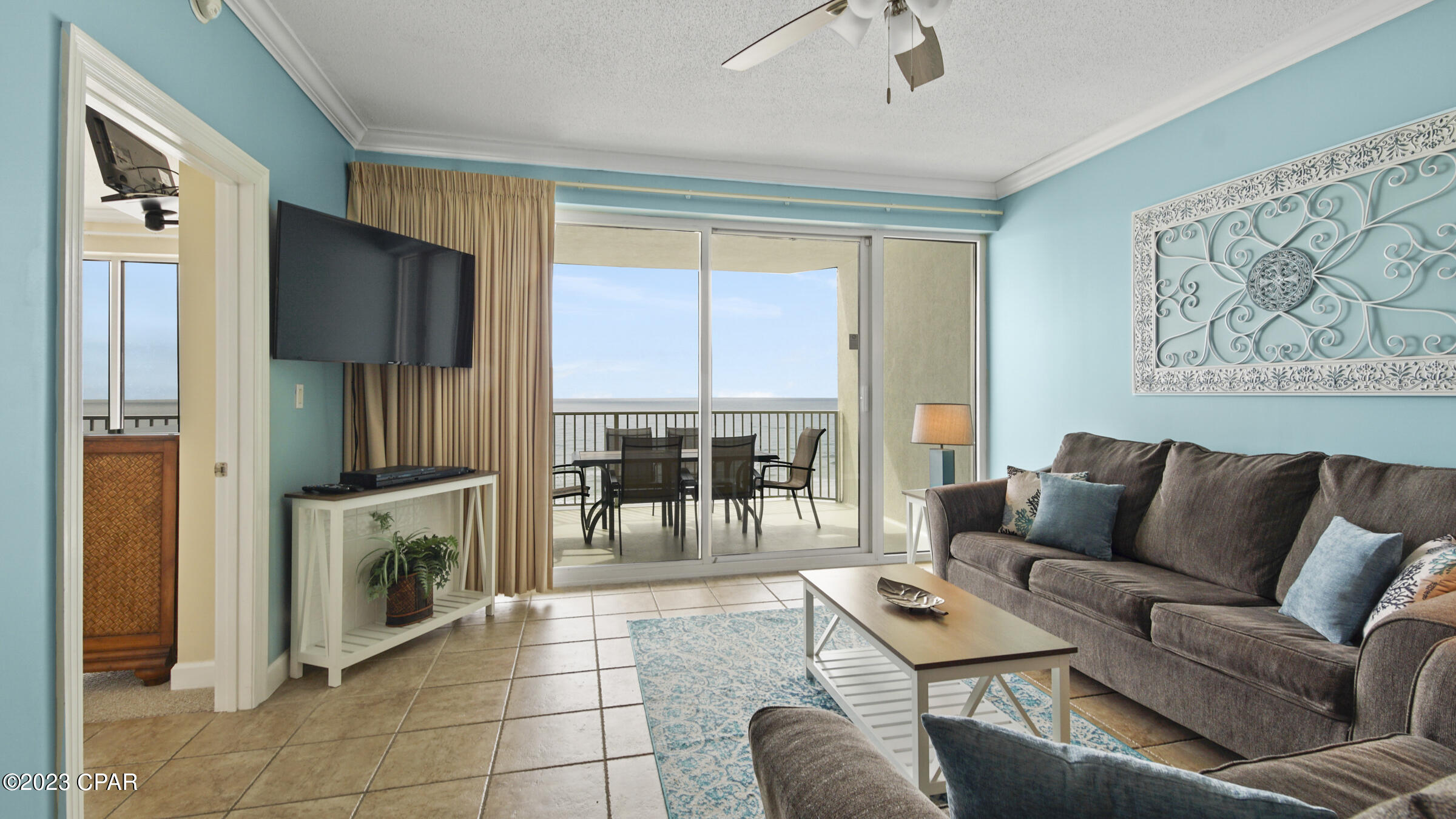 Welcome to this beautifully renovated gulf front condo that has produced over $50,000 in rental income in 8 months! Boardwalk Beach Resort is located on the east end of Panama City Beach, close to all the best local restaurants, shopping and the lovely St. Andrew's State Park. This condo features new paint, new furniture, updated kitchen cabinets and new carpet in the bedrooms. Enjoy outdoor eating on this large balcony with a dining table for 6! The unit is in excellent condition, is located on a lower easy walk up floor, and is rental ready. Boardwalk is a gated complex with plenty of parking, gulf front pool, hot tubs and kids play area. Your perfect second home or rental wonder!