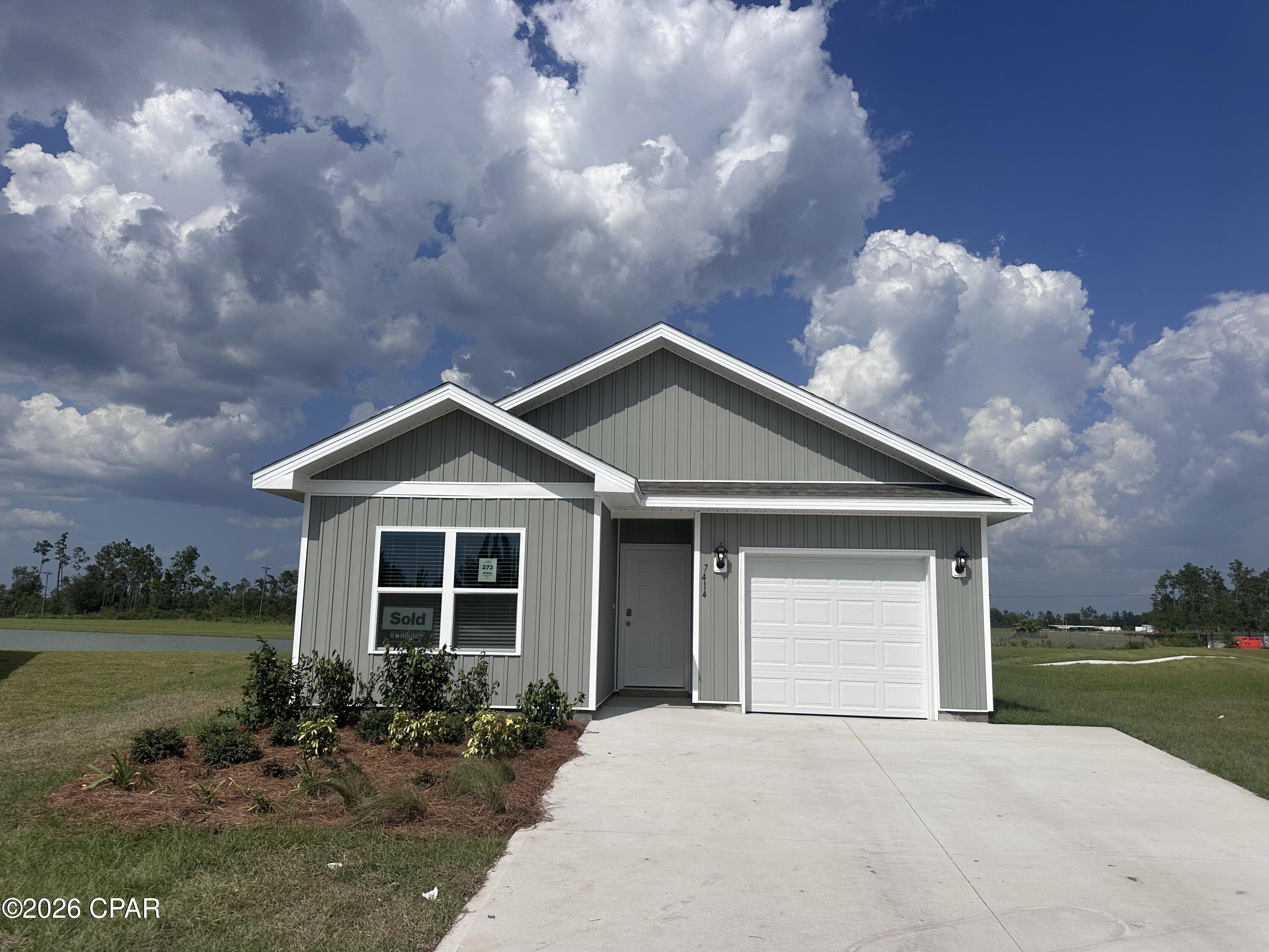 Welcome to the Bowen, a new floor plan located at Liberty in Panama City, Florida. The Bowen is a spacious single-story home floor plan just over 1,500 square feet with 4-bedrooms with 2-bathrooms, and a 1-car garage. Met with an inviting foyer, and a hall leading to the second and third bedrooms; with a full bathroom tucked in between. Also, upon entering the home you will have immediate access to the single-car garage, storage, and your laundry room. Just beyond the garage is your fourth bedroom that could also serve as an office. Each bedroom offers plenty of space and sizeable closets for organization.

As you continue to the end of the hall, you will find the remarkable open layout of the dining and living area meeting a beautiful kitchen. The kitchen includes granite countertops, stainless steel appliances, beautiful white cabinetry, and a peninsula perfect for serving guests and for additional seating. With natural light and nearby back door and patio access, the living and dining area are integrated perfectly to complete this space for you and your guests to enjoy. This plan offers easy maintenance in the main living area and all bathrooms with our engineered vinyl plank flooring.

The primary bedroom is tucked away off the living area. The elegant sunlight beaming in, this suite offers a serene retreat with close access to the patio from the living area. The primary bathroom features granite countertops and a large walk-in closet. In addition to all the features and amenities our Bowen Plan offers, each is built with our Smart Home technology package, designed to bring the ease and convenience of life right to your fingertips.

On the outside of this popular plan, you will see durable vinyl siding, a rear patio to enjoy the spacious back yard. Sidewalks line the neighborhood streets for you to enjoy the beautiful Florida weather. Our Liberty community features underground utilities making it less susceptible to damage from severe weather leading to fewer outages and more reliable service. Residents of Liberty can enjoy exclusive access to two amenity centers, complete with two pools, a children's splash pad, two playgrounds for endless fun, a well-equipped fitness center, two pickleball courts and a basketball court to name a few things. To learn more about this home for yourself, call us to get connected today!