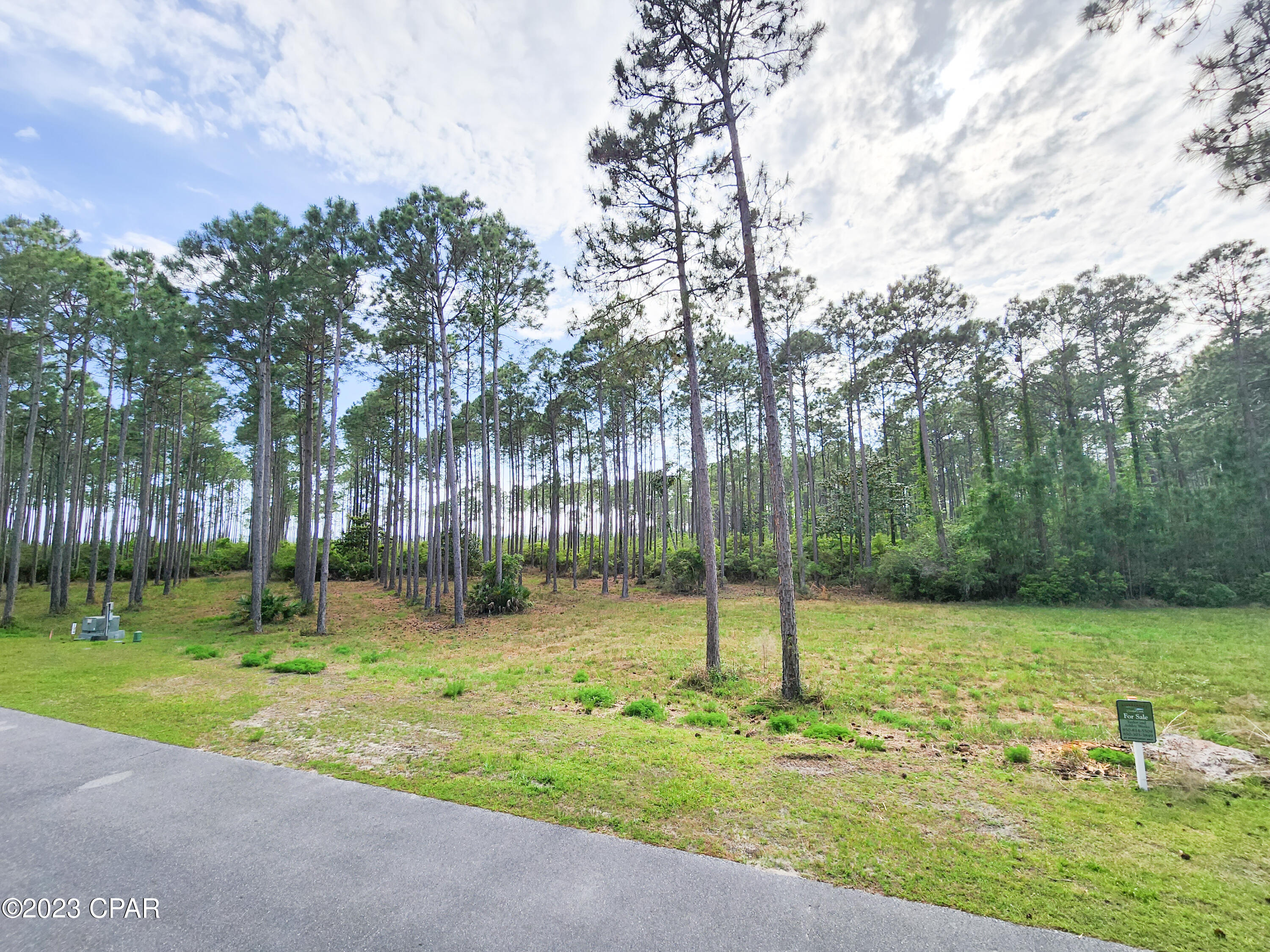 This bayfront property is located in beautiful Rivercamps on Crooked Creek (a St Joe developed community). Community boasts 1500 acres of woodlands preserve, less than 450 home sites throughout and has over 20 miles of trails along with amazing amenities! Enjoy the best of living in a secluded forest-like community AND be only a short drive over to Pier Park and the beaches! The .93 acre lot boasts a beautiful waterfront view. Property owner is able to provide a 2,800 sq/ ft set of preapproved plans for the lot with 12 helical piles already drilled in the ground. This lot has been surveyed and a structural geotechnical report available. include a River House (with amazing water views of West Bay), a full kitchen and common area,zero entry pool with outdoor dining and grilling areas, docks, a pier, library, gym, paddleboards, kayaks, bikes, a gaming area and camping site! Also included is boat parking lot and ramp for easy access to West Bay and the gulf.

Lastly, events can be reserved for the full professional chef/catering kitchen within the community with a dining area and water views for that special occasion. This is an excellent lot for building your dream home and is located in the heart of Rivercamps. Come see what Rivercamps on Crooked Creek is all about!