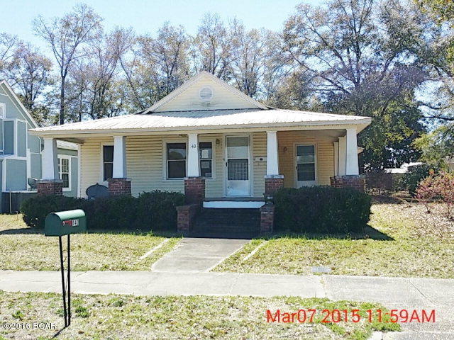 Charming home with many original features and located in the Historical District of DeFuniak Springs only two blocks to the lake. Porches were rebuilt in 1999 and have vinyl siding and ceilings. New vinyl siding in 1999, new metal roof in 2005. Painted tongue-and-groove ceilings in several of the rooms. There are three available openings to get to the crawl space under the house. Comes with a fenced-in area in the back yard for pets and a storage shed. This home will need carpet replaced in the bedrooms and appliances. Property is lender owned, is being sold 'As-Is', and U.S. Bank is making no representations or warranties.