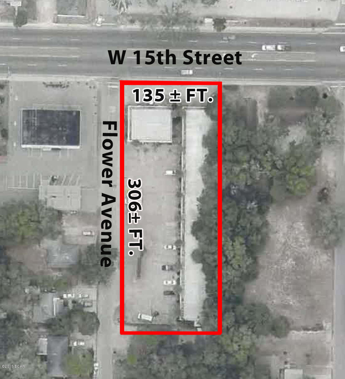 OPPORTUNITY - The property is probably worth more than the offered price w/o the Bldgs. SE Cor. of 15th St.135± Ft W X 306± Ft. D on Flower Ave. (.94± Ac). 2 Ofc. Bldgs., total 13,440 Sq. Ft. H&C; 19 Units Retail and Ofc. Zoned Commercial C-2. W & S (City of PC). With 40± Parking Spaces. 15th St. is 4 lane with center turn lane (no median). Traffic Count 30,500 (FDOT 2014).This site is in the immediate market area of CVS, Family Dollar, Burger King, Kmart, Piggly Wiggly, O'Reilly's, Ashley Furniture, Popeye's, Dollar General, Dodge Gas & C-Store, Auto Zone, Advanced Auto Parts and More! The 2 office bldgs. are in need of extensive deferred maintenance (roof, exterior, interior). There are presently only 6 units rented on a month to month basis w/ 60 days notice to vacate. Being Sold AS