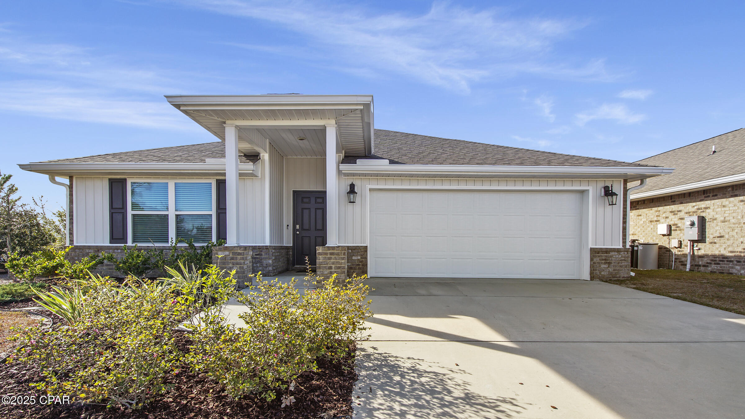Available at the end of August and pet friendly! Time to grab your dream rental! This Cali Floor Plan in the Titus Park Subdivision is up for grabs. Picture this: 4 beds, 2 baths, solar panels for a wallet-friendly electricity bill, a soft water system and washer/dryer provided. The split bedroom layout puts the primary bedroom in the back with a full bathroom, double sinks, shower, soaking tub, and a walk-in-closet that's the envy of all closets.  The three other bedrooms are spacious and have great closet space. The kitchen is a chef's delight with an island, breakfast bar, sleek white cabinets, stainless steel appliances, and a pantry big enough to get lost in. You'll love the spacious living room and the dedicated dining area. Plus, enjoy a covered back patio, fully fenced back yard, and a 2-car garage. Close to schools, shopping (Publix just across the street from the subdivision) and an amazing community pool!