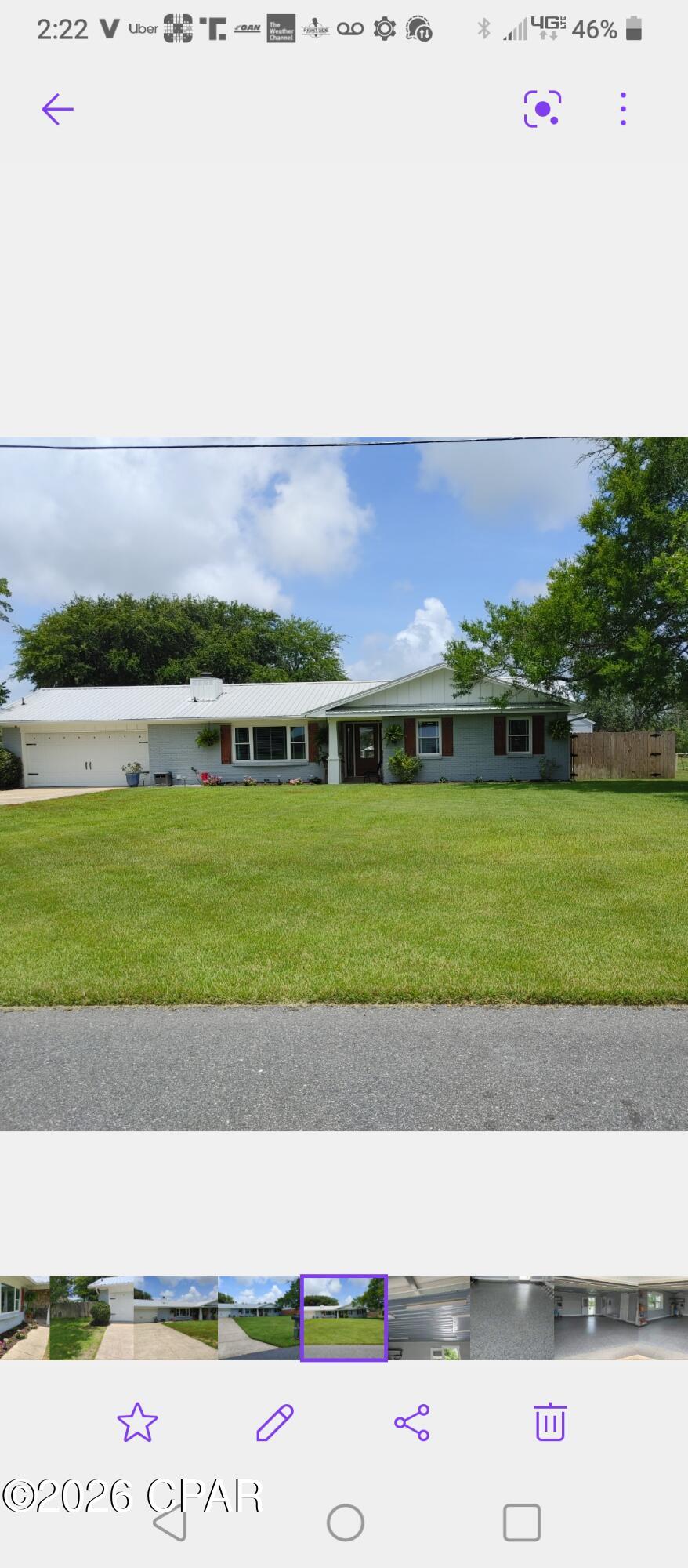 Where to begin describing this lovely, renovated waterfront gem? Don't let the square footage fool you...you would never know by walking through this property. This home features everything you ask for...fully renovated and updated, high end appliances and wine fridge, quartz countertops in the kitchen and marble in the bathrooms, large breakfast bar, shiplap ceilings and walsl, pantry, wood burning fireplace, incredible living room ceiling fan, custom cabinets and closets, high end plumbing fixtures, epoxy garage floor, inground pool, outdoor shower with hot and cold water, deck with double manual canopies, hot tub, outdoor bar, he-shed, heated and cooled she-shed that adds an additional 144 sq feet with tons of storage room, huge oak tree to relax under and watch the water, paved pathway to the dock, boat lift and house, double jet ski drive-up ramp, deep water on the bayou....the list really just goes on and on.  This is such a nice home and a must see!