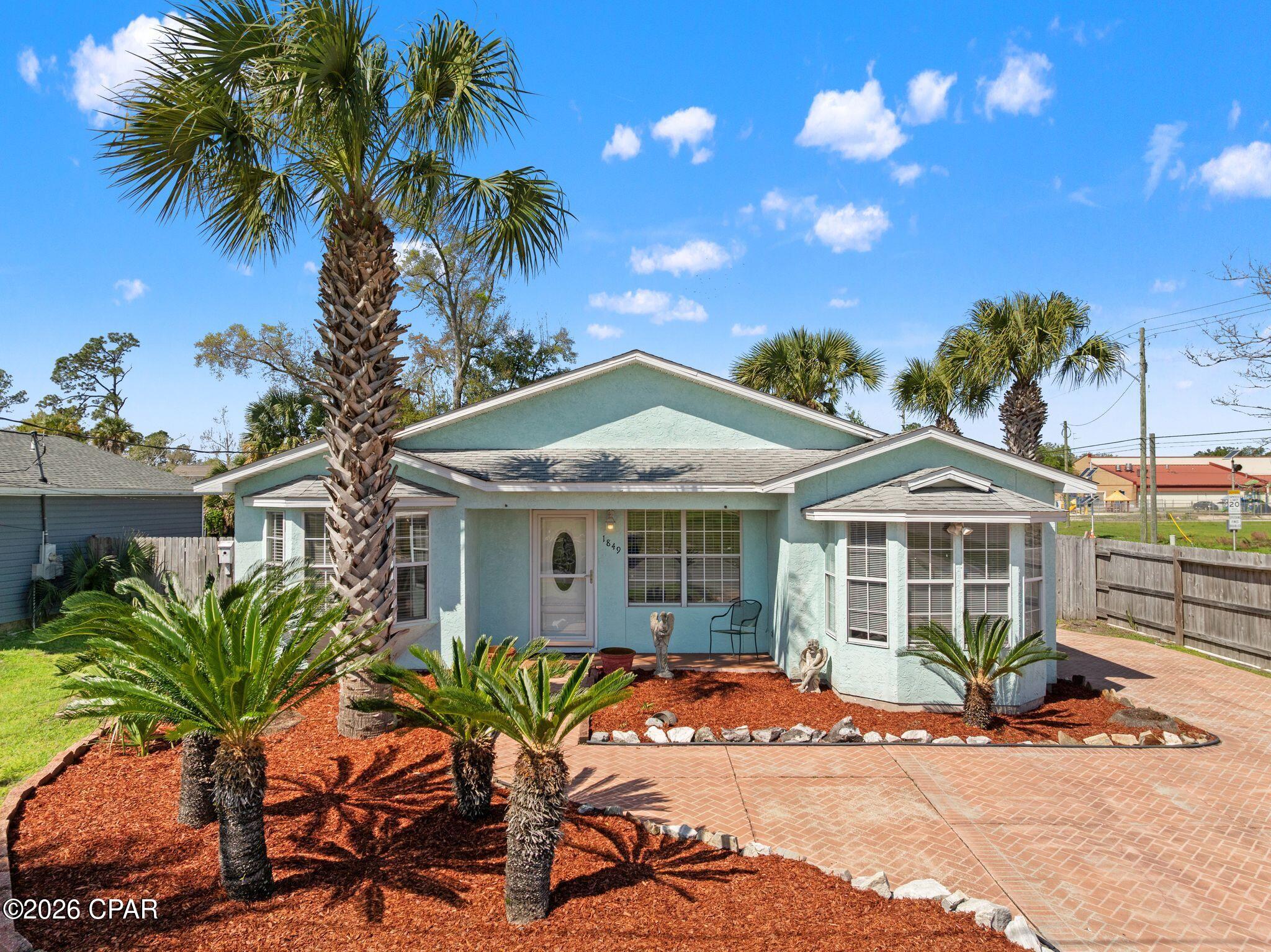 This cute home has just been remodeled.   It has a new island with new countertops, sink and faucet. new light fixtures, all new fans, new flooring and freshly painted.  It also has two storage units in the back yard and features a Koi pond with large Koi.  Fenced in large back yard.  Large driveway with plenty parking.
Convenient to shopping, schools and restaurants.  This is a must see.   Professional Photos coming soon.  Call for a showing appointment