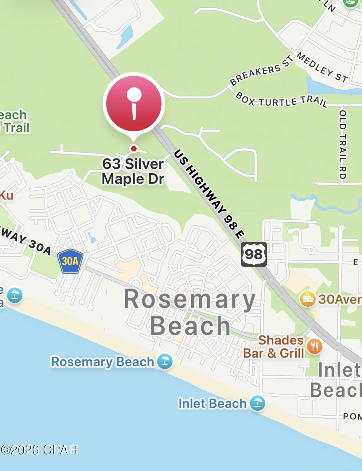 Rare opportunity to build on one of the largest homesites in Treetop, a gated Inlet Beach community with a pool, strong short-term rental presence and deeded beach acsess.This approximately 0.28-acre lot offers exceptional space, privacy, and flexibility—ideal for a custom home or income-producing vacation rental. Perfectly situated between Rosemary Beach, Alys Beach, and Seacrest Beach, with convenient access to Highway 98, dining, shopping, and 30A. Oversized lots in established gated rental-friendly communities are increasingly rare. Agent is seller. Survey not available. Buyer must verify all measurements.