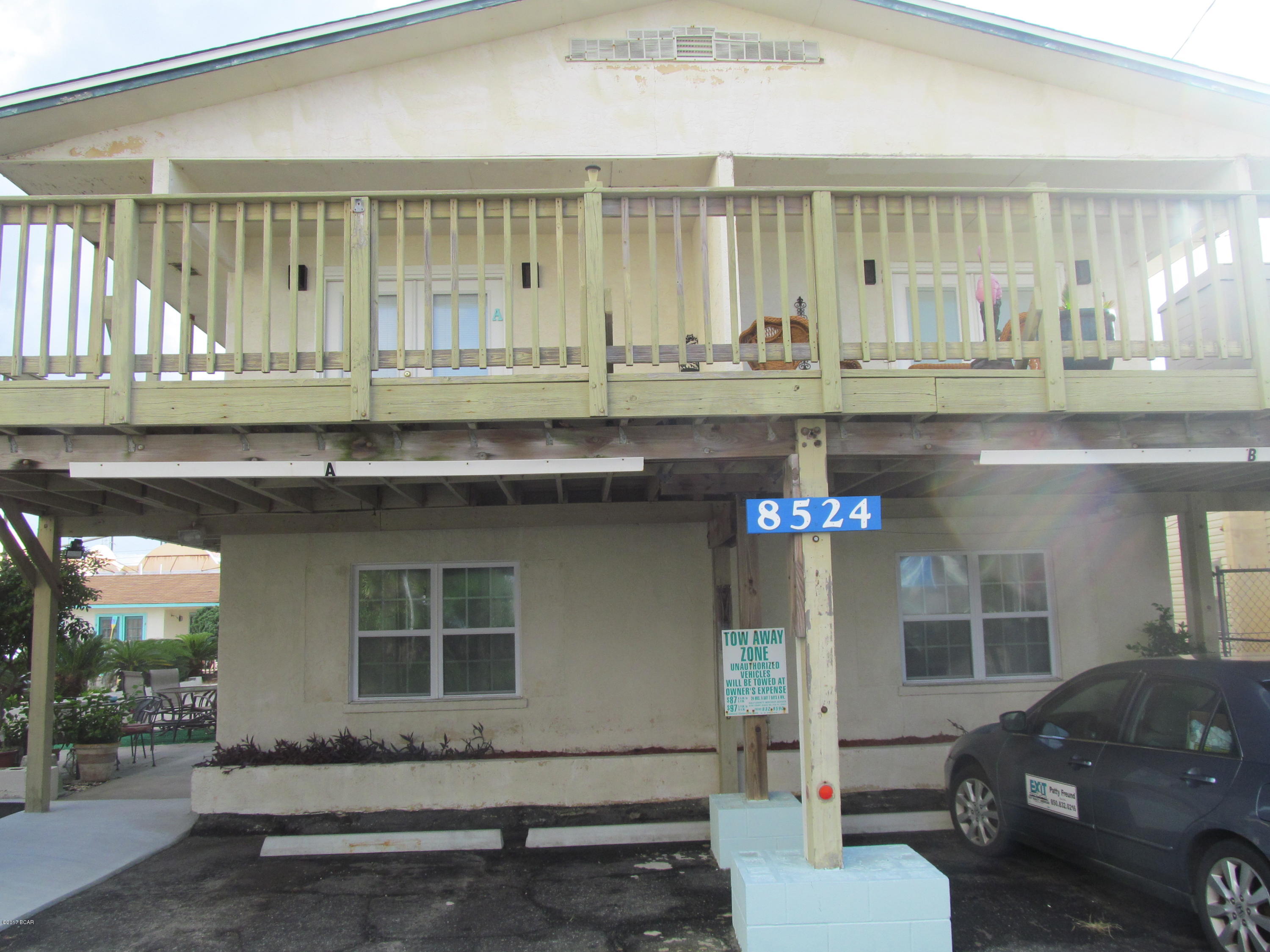 WALK TO THE BEACH from this 1 bedroom, 1 bath apartment located across from dedicated beach access. Water, sewer and garbage (shared trash cans),included in rental payment. Electricity is included up to $100. Parking passes required. Coin operated washer and dryer available. Property is on septic.