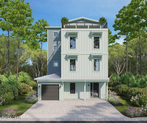 Appx Completion ~ Nov 24'. ***Ask us about our rates as low as 5% with the use of a preferred lender. Rate based on credit score & property type. Other terms & conditions apply.*** PLUS Ask about the $136K in included upgrades & IN-GROUND POOL, SPA, PATIO PAVERS & 6' PRIVACY FENCE (Valued at addl $100K)! This Stunning SkyBlu Home offers 6 king-sized ensuite beds & two dens, one with wet bar. The elevator transports you to the 1,000 SqFt rooftop outdoor oasis, which is reinforced for a hot tub, & 2 luxury outdoor kitchens, to enjoy the perfect sunset! This plan has 4 levels of refined luxurious living with upscale interior finishes & features including Quartz countertops, elegant flooring, fixtures & kitchen appliances! All of this within mins to Beach access, 30Avenue, 30A & Rosemary! 
You are surrounded by all the dining, shopping, and entertainment you could hope for in Inlet Beach and 30A to provide an amazing coastal lifestyle.

There is a pedestrian underpass on Hwy 98 coming soon for added convenience to access all 30A has to offer, without having to cross Hwy 98.

** Listing includes base price of home and the lot premium for this lot. Price may vary based on options selected.**