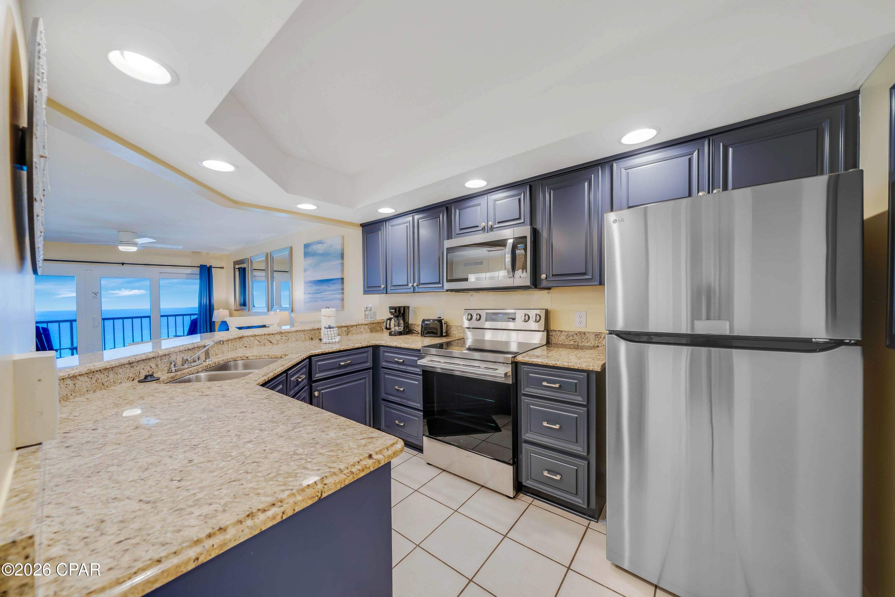 This 2 bedroom 2 bath condo is an end unit on the 9th floor in the center stack. All new appliances and freshened up for the new owners (YOU). It is on the rental program so appointments will need to be set. There are tons of amenities along w a great pool area and beach access....Summerhouse has two pools, a hot tub, and kiddie pool, tennis, shuffleboard courts, gameroom, owners lounge, onsite convenience store, onsite HOA and Rental offices. Come and see today.