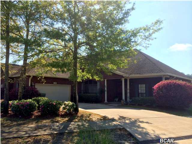 Very nice home located in Forest Glen, the newest part of Mowat Highlands, and very convenient to Lynn Haven and all points east and west, including Tyndall Air Force Base. The home was built with the family in mind, but is easily amenable to the empty nester by simply closing off the large bonus area upstairs. The homes features include: large entry foyer with decorative columns looking into the large family room and formal dining room; the large family has vaulted ceiling and gas fireplace and opens to the breakfast nook and kitchen; the fully equipped kitchen includes refrigerator, oven, cook-top, dishwasher, microwave, solid surface countertops, raised panel cabinets and breakfast bar; the large master bedroom has a tiered ceiling and a walk-in closet that fits all your clothes and a desk (really! 10x8'9); an en suite master bath includes solid surface countertops with double sinks, large separate shower and whirlpool garden tub; 2 additional bedrooms are located on the side of the home opposite the master bedroom and share a large 2nd bathroom; a large laundry room features storage cabinets above the washer and dryer area; upstairs is a large multi-purpose area (23x11,+8x5'9 alcove) with full bath and walk-n closet can be used as bedroom, game room, theater room, office or you name it; a large side-entry garage allows for plenty of storage and your vehicles; a large separately heated and cooled Florida room (20x10) is located just off the family room and opens onto the expansive pool area at back - so, open it up for the fresh air or turn the A/C on in the warmer months; an in-ground swimming pool with heated spa and ample decking area; the rear yard is privacy fenced and includes a double-access gate to the side road; the interior features tile flooring, wall-to-wall carpeting, crown moldings, ceiling fans, linen closet, vaulted or tiered ceilings, and security system; the exterior features covered front entry porch, all brick siding and vinyl soffits for low maintenance, and sprinkler system. The sellers are providing a one year home warranty at closing; and there is currently a transferrable (and renewable) termite treatment and damage bond. Thank you for considering this home!