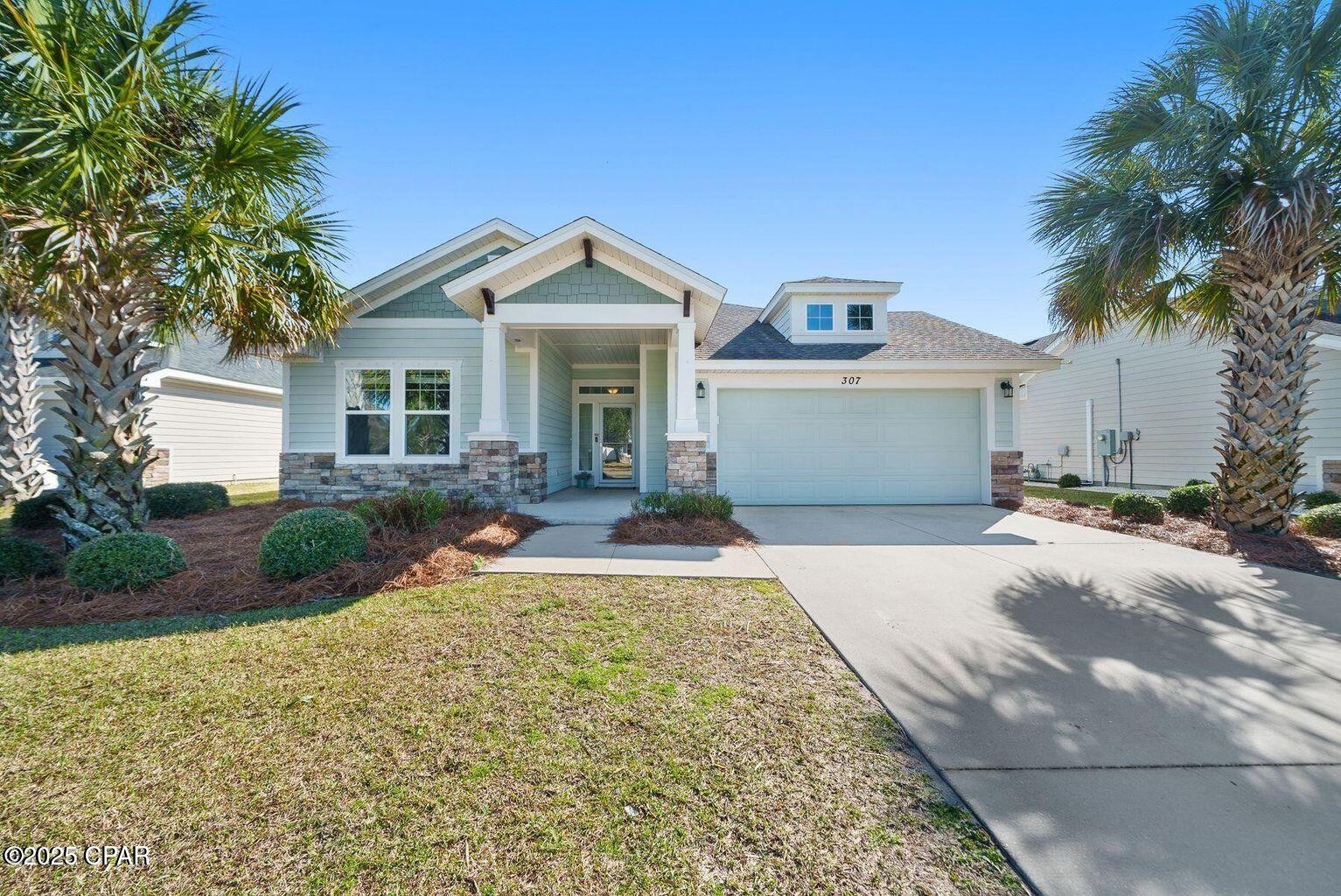 For Lease - Located in the highly sought-after Breakfast Point community of Panama City Beach, this well-designed four-bedroom, three-bathroom home offers spacious living, modern conveniences and a welcoming neighborhood atmosphere. With an additional office space and a flexible extra room that can serve as a formal dining area or playroom, this home is thoughtfully laid out for both work and leisure. The open-concept kitchen and living area provide a welcoming space for gatherings, while the split floor plan ensures privacy, with separate areas for the additional bedrooms and the primary suite tucked away at the back of the home. That kitchen features stainless appliances including a gas range, an oversized island, and walk-in pantry. The primary bedroom features a double vanity, a spacious walk-in closet and a peaceful retreat from the rest of the home. The fenced backyard is perfect for outdoor fun and relaxation, while sidewalks, parks and green spaces create a vibrant community atmosphere. Just a short walk or bike ride to Breakfast Point Academy, this home is also conveniently close to Publix, restaurants, and major retailers. Pier Park, with its shopping, dining and entertainment options, is only five miles away, and the Panama City Beach Sports Complex is less than four miles from your doorstep. With minimal drive-by traffic and a welcoming golf cart-friendly environment, this home is ideal for families looking to enjoy the best of coastal living in a safe and well-connected neighborhood. *Pets negotiable with $250 pet deposit, $50 pet fee, $50 monthly pet rent. All measurements approximate, verify if important.