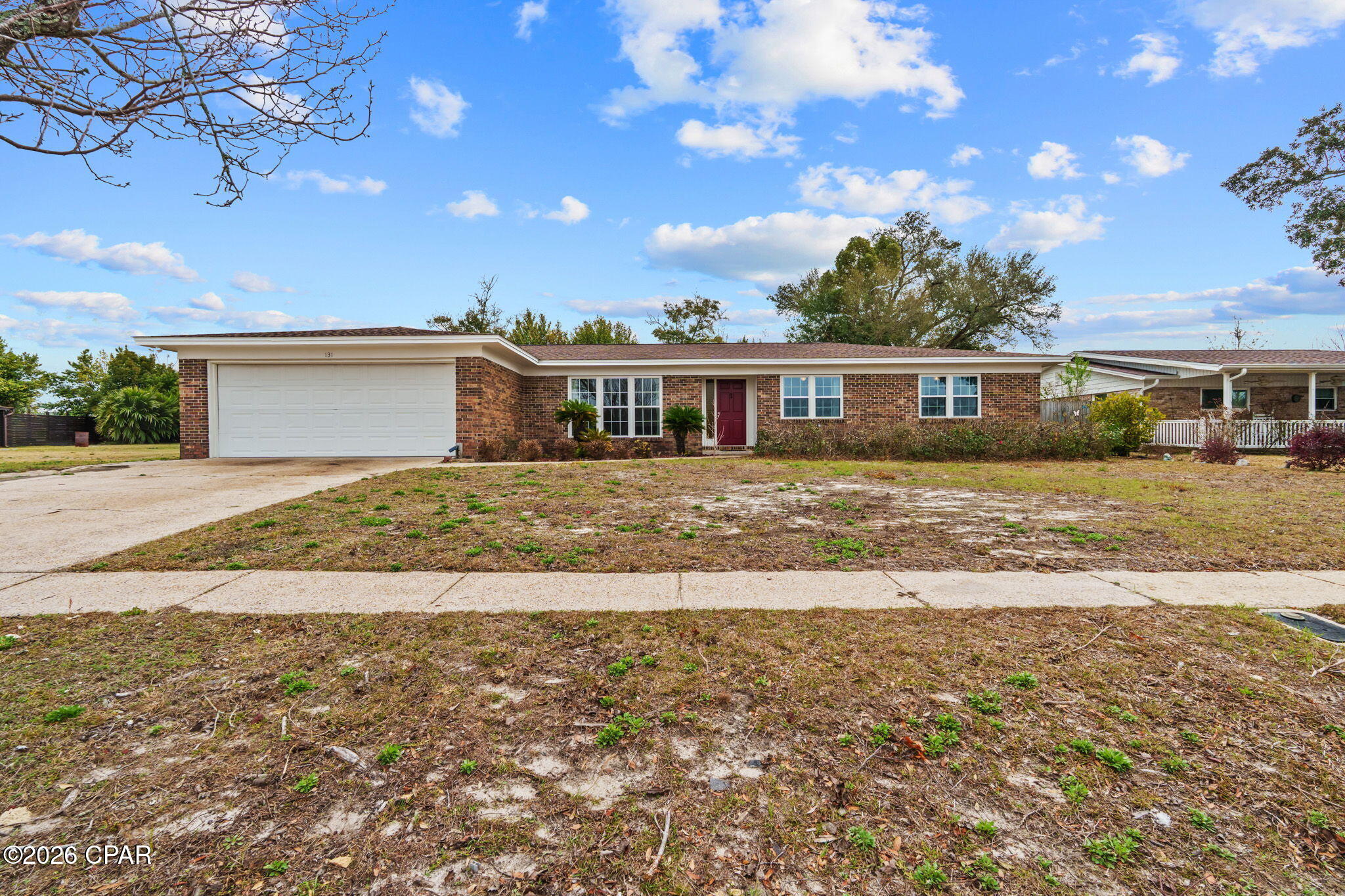 Welcome home to this charming, traditional brick residence just minutes from Tyndall Air Force Base! This well-maintained 3-bedroom, 2-bath home offers both comfort and functionality in a highly convenient location.
Step inside to find beautiful new luxury vinyl plank (LVP) flooring flowing seamlessly throughout all main areas, offering durability and modern appeal while maintaining a warm, classic feel. The spacious living room provides the perfect setting for gatherings, while the separate den features a cozy fireplace -- ideal for relaxing evenings or creating a secondary entertainment space. The traditional layout offers defined living areas, giving you flexibility for hosting, working from home, or simply enjoying everyday life. With its solid brick exterior, updated flooring, and desirable proximity to the base, this home combines timeless style with practical updates. Whether you're military, a first-time buyer, or simply looking for a move-in ready property in a great location, this one checks all the boxes.
Schedule your private showing today!