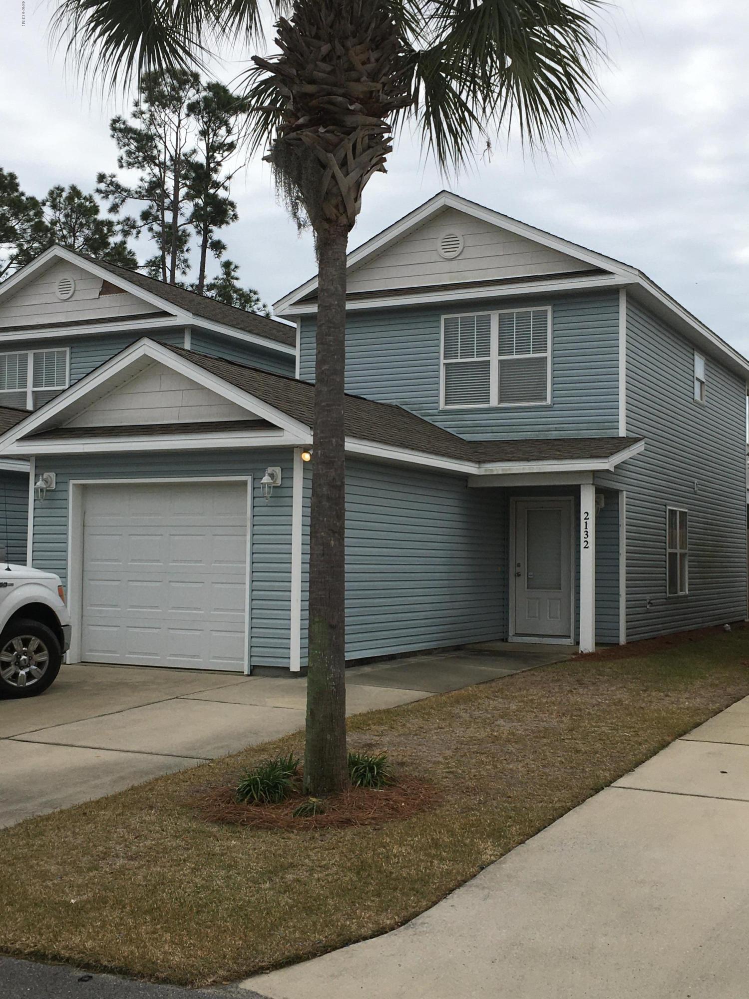 Welcome Home! This move in ready townhouse is in a gated community and is minute's away from the world's most beautiful beaches. It offers a community pool and weekly trash pickup. It has an open floor plan, both bedrooms and laundry (washer/dryer included) are located upstairs. Master bedroom has french doors that open up to a private balcony. Sterling Cove is located on the east end of Panama City Beach close to shopping, restaurants and nightlife! Home is vacant and can be showed at any time. Seller is motivated! Call and show today!
