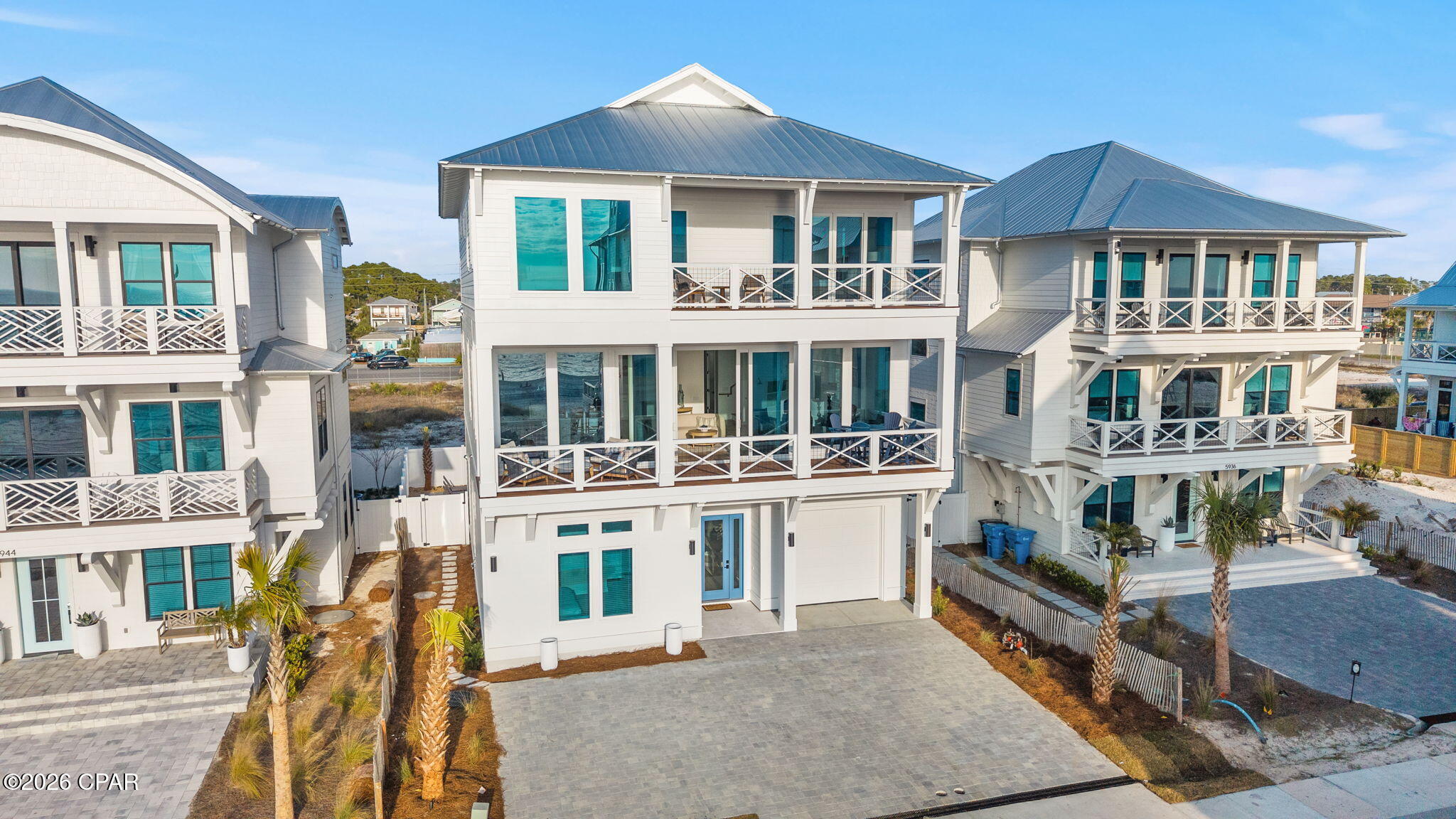 CURRENTLY UNDER CONTRACT, SELLER ACCEPTING BACKUP OFFERS - Introducing a rare opportunity in Hadley's Beach an ultra exclusive, low density Gulf front community in Panama City Beach, where only ten first tier homes exist... and opportunities like this almost never come to market.

Priced at $2.99M and capable of generating up to $250,000 annually, this newly constructed three story retreat isn't just a luxury home. It's a high-performing coastal asset designed to deliver both lifestyle and income in one irreplaceable location.

And now, with owner financing available, the path to ownership becomes even more accessible.

Step inside and the experience begins immediately.

The first level welcomes guests with a private suite and a relaxed secondary living space ideal for maximizing rental flexibility and privacy. Expansive glass doors open to a covered outdoor kitchen and lounge, creating a seamless flow into the backyard retreat, where a heated saltwater pool, sun shelf, and swim deck offer a resort style experience just steps from the Gulf.

Upstairs, the second floor is where the home truly opens up.

Soaring 12-foot ceilings and floor-to-ceiling windows frame uninterrupted Gulf views, flooding the open concept living and dining area with natural light. The chef's kitchen is built for both entertaining and efficiency, featuring high end appliances, premium finishes, and an oversized island that anchors the space.

A guest bedroom and additional baths on this level provide flexibility for both personal use and rental demand.

The third floor is designed for capacity, comfort, and repeat bookings.

Two Gulf facing primary suites deliver private balconies and spa style baths. Creating a premium experience guests will return for year after year. A custom bunk room adds high value sleeping capacity for families, while an additional guest suite ensures every visitor has space and privacy.

With 5 bedrooms, 6.5 bathrooms, a dedicated bunk room, and multiple living areas across all three levels, the layout is engineered for high occupancy short term rental performance without sacrificing luxury.

Every detail has been considered to maximize both ease and income:

A full fire suppression system meeting STR requirements, a garage and oversized driveway accommodating 5+ vehicles, and an EV charger. All designed to support today's high end renter expectations while reducing ownership friction.

But what truly sets this property apart cannot be duplicated:

Hadley's Beach is one of the only communities of its kind on Panama City Beach low density, Gulf front, and tightly held.

That means limited competition, consistent demand, and a level of exclusivity that protects both your experience and your investment.

Whether you're seeking a luxury second home, a full time coastal residence, or a property that performs as beautifully financially as it does visually, this home offers something rare:

A beachfront lifestyle that doesn't just cost you it contributes to you.