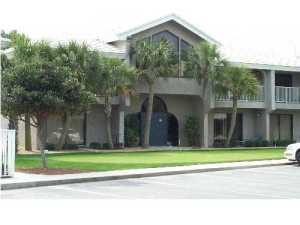 Furnished split floor plan with two large bedrooms king bed in master and queen bed in 2nd bedroom. This condo is located in The Glades on the Hombre Golf Course, view of the golf course from the living room and master bedroom! There is a community pool and a covered patio. This is a second floor condo completely furnished. Includes full size washer and dryer. Rent includes water, sewer, garbage, cable tv. Tenant pays electric. Sorry no pets.