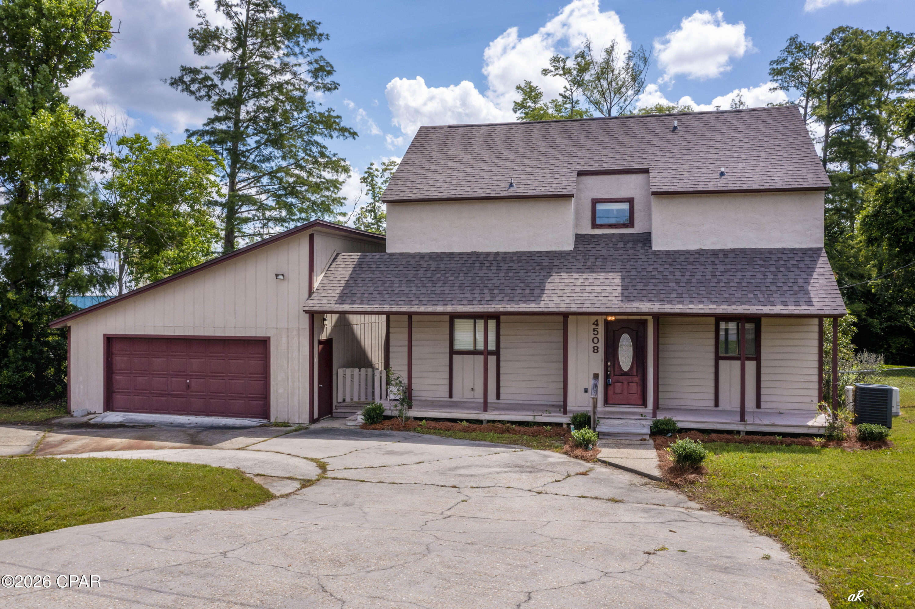 Own an affordable waterfront-access property in a sought-after neighborhood on Mill Bayou. This 3-bedroom, 2-bath home is ready for its next owner. The spacious open living area features a wood-burning fireplace with a floor-to-ceiling stone surround and wood-accented ceilings that extend to the second floor. Tile and carpet flooring run throughout the first floor, and wood stairs lead upstairs to an oversized loft bedroom overlooking the living room and primary suite. The first-floor bonus room could serve as a fourth bedroom, office, family room, or be combined to create a second primary suite. Brand-new carpet has been installed in all bedrooms and the first-floor bonus room. For added peace of mind, a whole-house Generac generator was installed in February 2021; the gas tank services the generator only. Parking is easy with a 2-car garage, pull-through driveway, and an additional storage building behind the garage. Recent updates include the roof (2021), water heater (2023), HVAC (2021), windows (2013), artesian well pump (2022), septic drain field (11/2005), Bosch dishwasher (2022), and stove and refrigerator (2021). The property once had a dock, which could potentially be restored for use with a small Jon boat, kayak, canoe, or jet ski, with direct backyard access to the water. With plenty of potential for cosmetic updates, this home could become the waterfront retreat you've been dreaming of. Schedule your showing today to see all it has to offer. While all information is believed to be accurate, buyers should verify any details of importance.