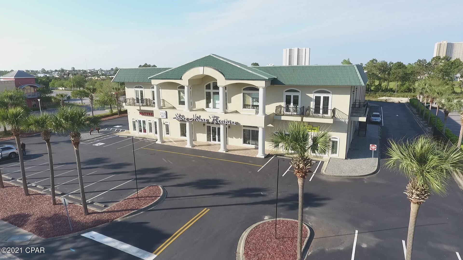 Successful turn-key retail furniture and accessories business for sale located on Panama City Beach Parkway (a/k/a U.S. Highway 98) with Average Daily Traffic count of 52,000.   This transaction includes the real estate (building,1.56 acres, Shore House Furniture business, inventory, equipment, & goodwill.  A premium retail location just one 1.5 miles from Pier Park. The 42,910 square foot steel building has above average finishes with over 26,000 square feet of retail/showroom space on two floors. The building also includes over 16,000 square feet of storage/warehouse with existing HVAC ductwork. Features include: 3 phase power, 277-480V with 1,000 AMP main,  passenger/customer elevator, 42 parking spaces, and two 12' x 14' street level loading bays, 3 box trucks, and  fork lift. There are several sources of income which include generous owner/operator salaries, rental income from two tenants, and rental income from the LLC
Three delivery trucks and forklift included, two Isuzu 18' box trucks and one Ford  16' box truck...all diesel.