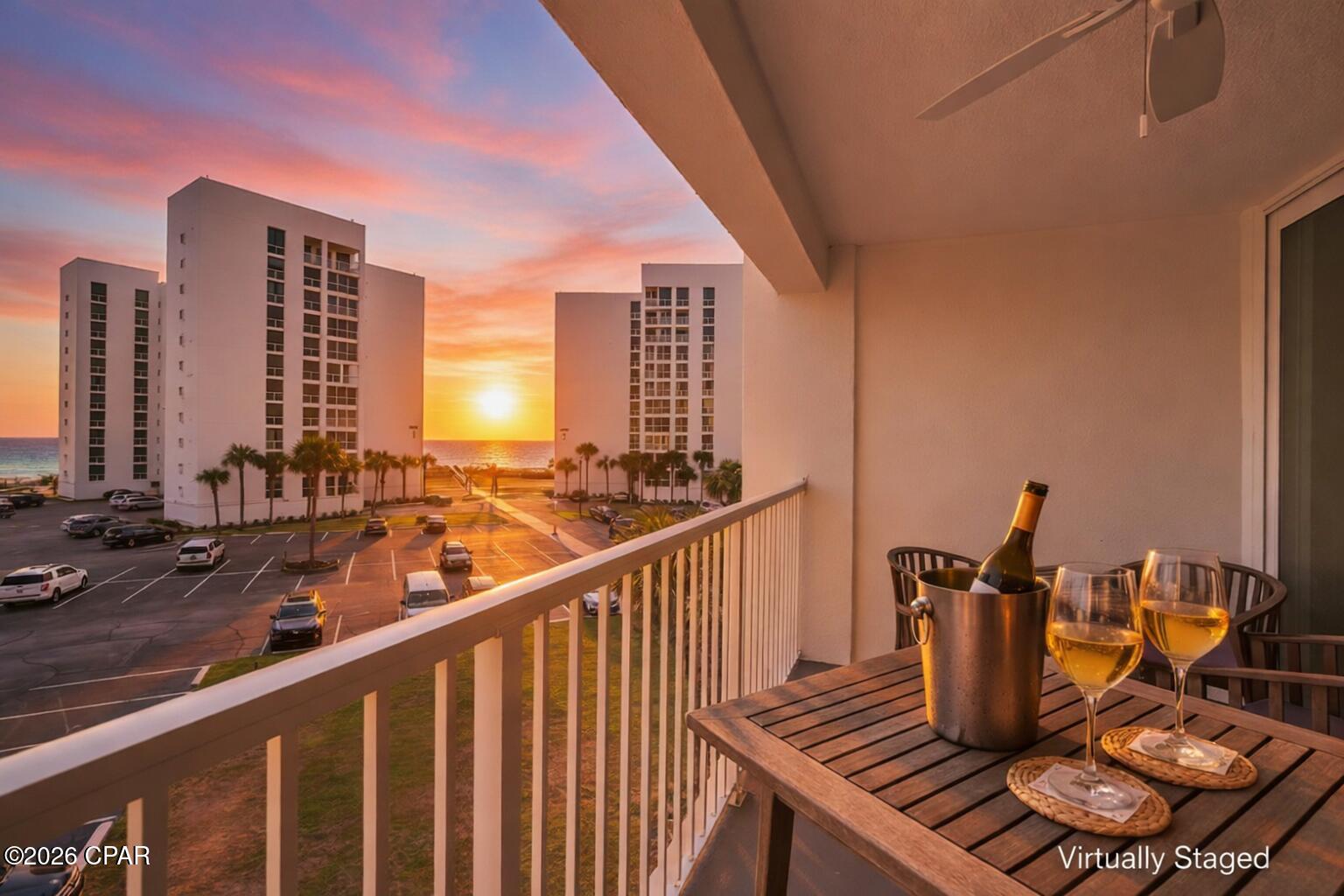 Beautifully updated 2-bedroom, 2-bath condo in Shoreline Towers with Gulf views from the kitchen, living room, primary bedroom, and balcony. Offering approximately 1,430 square feet, this move-in-ready unit features an open floor plan, LVP flooring throughout, and a spacious updated kitchen with granite countertops, stainless steel appliances, upgraded cabinetry, stylish backsplash, and ice maker. Both bathrooms have been renovated with updated vanities, tile flooring, and tiled tub surrounds. Ideal for a primary residence, second home, or short-term rental, this condo offers comfort, style, and a prime location in the heart of Destin. Shoreline Towers has recently completed a major multi-million-dollar restoration project, including concrete restoration, exterior painting and waterproofing, new elevators, and updated floor-to-ceiling, high-impact, double-pane, tinted, insulated windows and sliding glass doors. Milestone inspection has been completed. This gated Gulf-front community offers private beach access, pool, tennis, pickleball, community room, sauna/steam room, fitness area, and more. Tastefully furnished and carefully used by the owners, family, and friends, this condo is in excellent condition and ready to enjoy. Conveniently located near Harbor Walk Village, shopping, dining, boating, and entertainment.