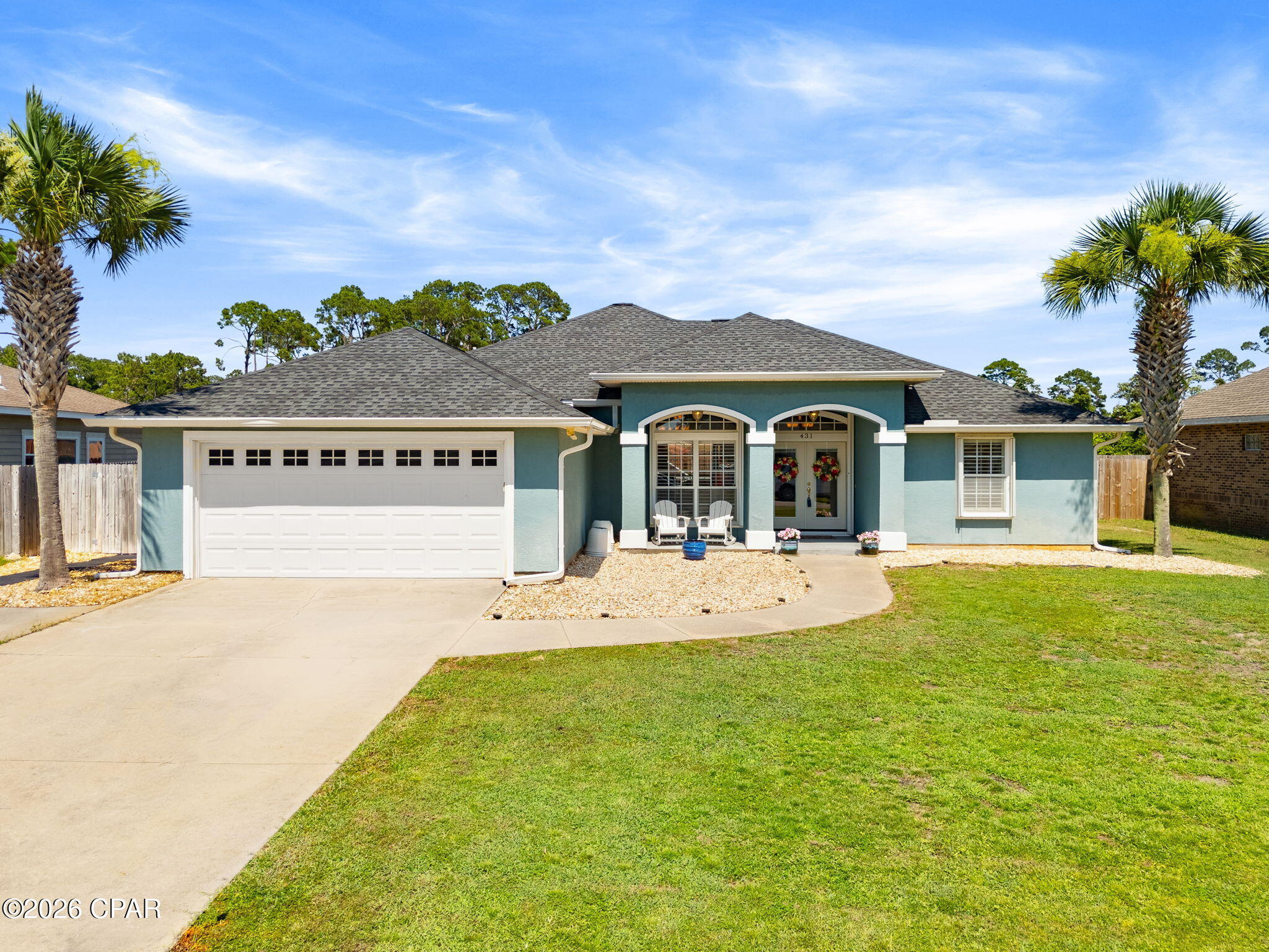 Welcome home to this beautifully maintained 3-bedroom, 2-bathroom pool home tucked away on a quiet dead-end street in a desirable neighborhood. Ideally located just minutes from shopping, dining, the Navy base, and the stunning beaches of the Gulf of America, this home offers the perfect blend of comfort, convenience, and coastal living.
Step inside to discover a thoughtfully designed split floor plan that provides privacy for the spacious primary suite while keeping the guest bedrooms on the opposite side of the home. The remodeled primary bathroom features a gorgeous new walk-in shower, creating a relaxing retreat at the end of the day.
The kitchen has been tastefully updated with beautiful countertops, newer appliances (2024 & 2025), and an incredible gourmet gas range that will impress any home chef. Plantation shutters add timeless style throughout, while durable ceramic porcelain tile flows through most of the home.
Out back, your private oasis awaits. Enjoy the screened-in pool, perfect for entertaining, relaxing, or hosting summer cookouts. The backyard has been enhanced with low-maintenance turf, attractive hardscaping, and raised garden beds equipped with a drip irrigation system for easy gardening. A custom-built 8-foot privacy fence along the back of the yard, constructed with heavy-duty 6x6 posts set 3 feet into the ground and secured in concrete for exceptional strength, durability, and privacy. Two storage sheds (8' x 12' and 4.5' x 6.5') provide plenty of space for tools, gardening supplies, and outdoor equipment.
Additional features include extra parking for your boat, hurricane shutters on all exterior openings, and the pride of ownership that shines throughout this meticulously maintained home.
If you've been searching for a move-in ready home with exceptional updates, outdoor living, and an unbeatable central location close to everything the Gulf Coast has to offer, this is one you won't want to miss!