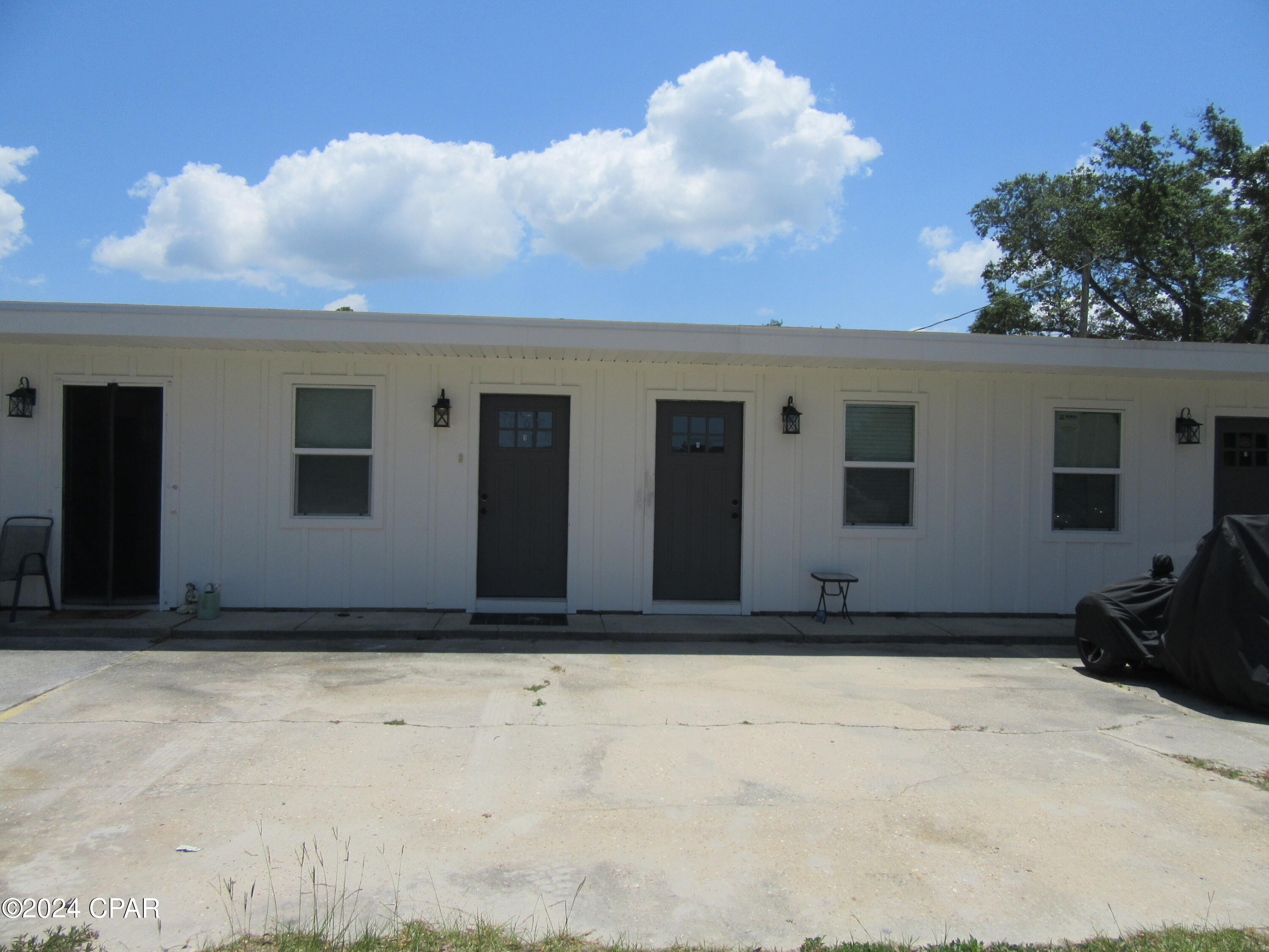 1 bedroom 1 bath apartment close to shopping and bus line. Large shady lot close to St Andrews. All property sizes and ages are approximate, please measure and/or verify if important. School assignments are subject to change, please check with Bay County for most accurate information. Deposit is the same as the rent. Pets NOT Allowed!