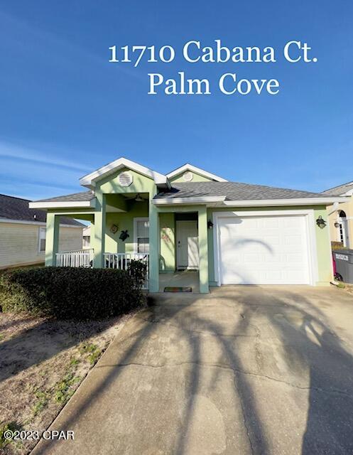 *OPEN HOUSE THIS SUNDAY 12-3pm (03-26-23)   PALM COVE 3B/2B Home is a must see!!! Its LOCATION makes it an awesome Rental Investment $$$ or a great place to live. Only 2 Blocks away, from our Beautiful Beaches, Beach Access, County Pier, Shopping, Restaurants, Business needs, & Shipwreck Water Park, all within Walking Distance! This Home is also close to the Navy Base, St. Andrews State Park, Pier Park & only 30min to Tyndall AFB & Int. Airport. Fully Furnished/ Turn Key 3 Bed/ 2 Bath home w/ attached 1 Car Garage has covered Front Porch & Screened back Patio great for enjoying the outdoors. Roof is 2018, Tiled throughout, Super Clean, ONE Level Home. Palm Cove has 2 Community Pools, Cabana & Playground area. And did I mention the LOW HOA ($449.00 QTR) ....IT TRULY IS A MUST S