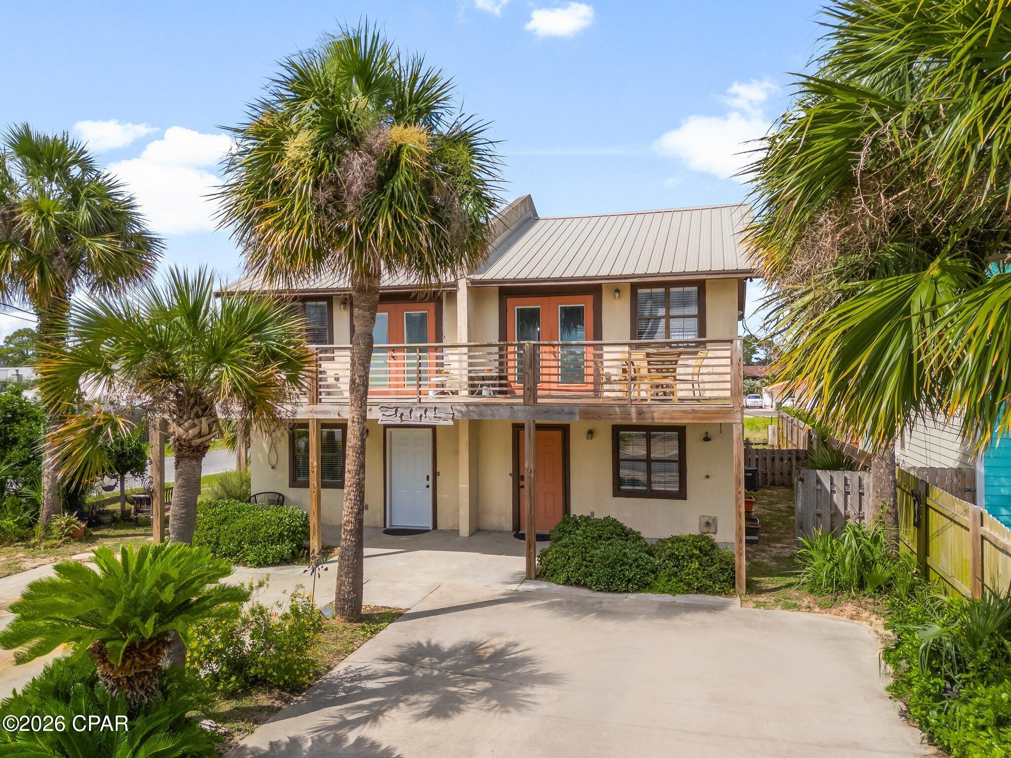 *HUGE PRICE REDUCTION - HURRY DON''T WAIT!* Welcome to 6326/6328 Beach Drive, a rare duplex opportunity located just two blocks from the sugar-white sands of Panama City Beach. This income-producing property features two spacious units, each offering 2 bedrooms and 2 bathrooms, making it ideal for short-term rentals, long-term tenants, or an owner-occupant looking to live in one unit while generating income from the other.
Each unit offers a comfortable, open layout with thoughtful features including bedroom-level laundry, private back porches, and outdoor showers--perfect for rinsing off after a day at the beach. The property also includes a fenced backyard, providing space for pets, entertaining, or added tenant appeal.
A large second-floor deck spans the front of the home, offering Gulf views and a great space to relax or entertain. The property has been updated with a new HVAC system installed in 2023, and the stucco exterior provides durability and low maintenance.
Located in a golf cart-friendly neighborhood with no HOA, this property offers flexibility and ease of ownership. It is not located in a flood zone, and flood insurance is not required. Zoned for short-term rentals, this duplex provides excellent potential for investors seeking strong rental income in a high-demand beach market.
Conveniently situated near local restaurants, shopping, and entertainment, the home is approximately five minutes from the Navy Base and about fifteen minutes to Tyndall Air Force Base. Grocery stores including Publix, Winn-Dixie, and Walmart are all nearby, and Pier Park is just a short 10-minute drive away.
Whether you are looking for an investment property, vacation home, or primary residence with income potential, this duplex offers a unique opportunity in a highly desirable Panama City Beach location.