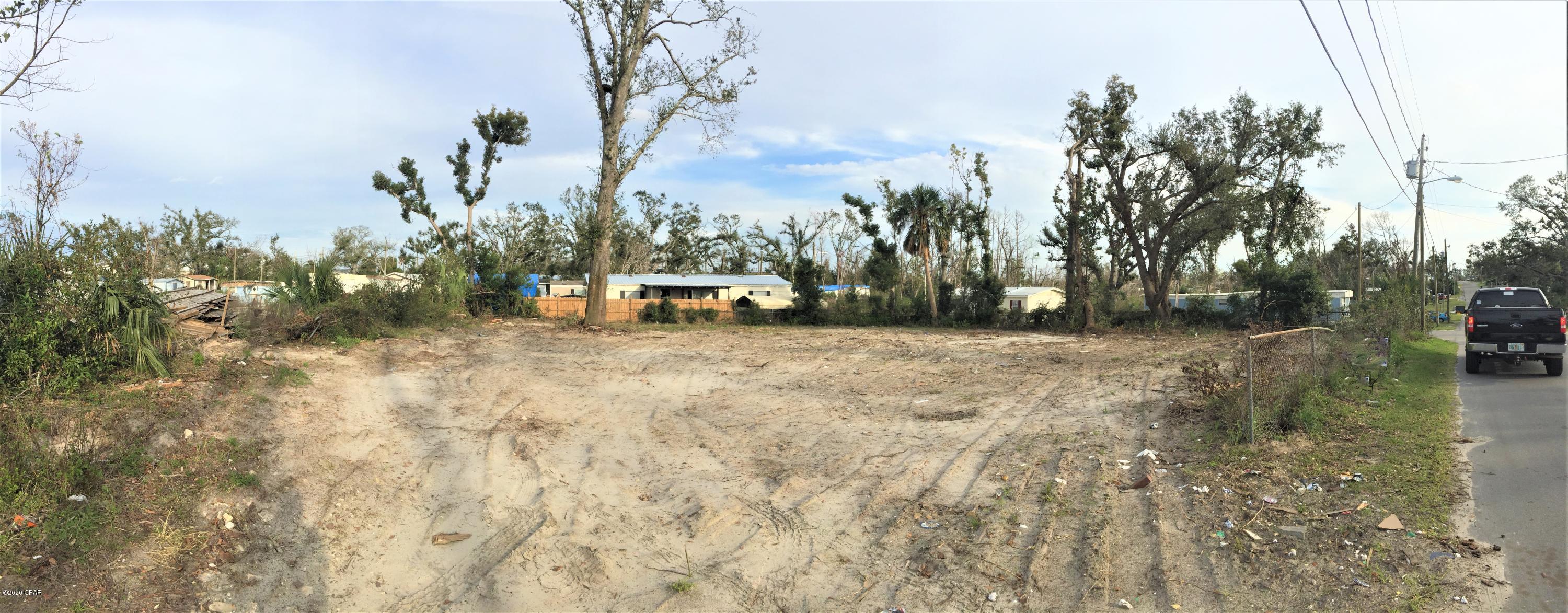 In Town Lot Cleared and ready for your new home to be added!  This lot had a mobile home on it which has been removed and lot has been cleared, you can have a new mobile home here if you want! Centrally located, close to Tyndall AFB, Shopping, Doctors, Hospitals, Public Boat Launches for all your fishing activities and the Beautiful Beaches of Panama City Beach and Mexico Beach! There is a chain link fence all the way around the lot as well.  Thank you for considering this property.  All information should be verified by buyer or buyer's agent if important.