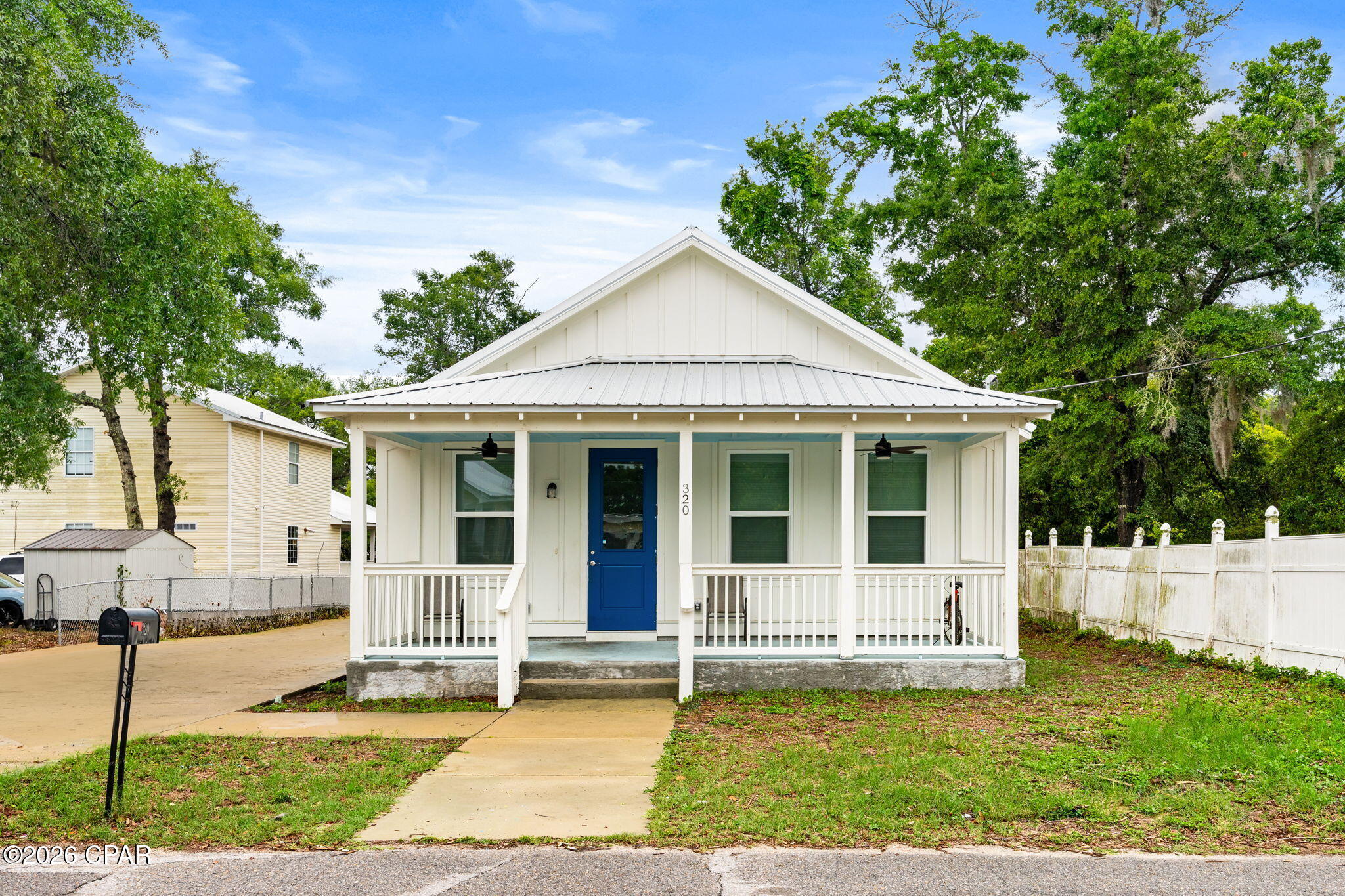 Looking for an investment property already generating revenue?
Currently renting to a month to month tenant for $1,900 monthly. 

This beautifully designed 3-bedroom, 2-bath residence perfectly blends comfort, style, and functionality. With no HOA fees, you have the freedom to personalize your home without restrictions. Step inside to an open floor plan where the living room and kitchen flow seamlessly, creating a bright and inviting space ideal for entertaining or relaxing with family. The kitchen features modern appliances, ample cabinet space, and a convenient breakfast bar--perfect for everyday meals or hosting gatherings. The spacious bedrooms offer plenty of room for rest and privacy, with the master suite serving as a private retreat complete with an en-suite bathroom. High-quality features include 2x6 exterior framing, metal roofing, luxury vinyl flooring, high-impact windows, cell foam insulation, and a paved driveway, ensuring both comfort and durability. Outside, enjoy a landscaped yard that's perfect for outdoor activities, gardening, or simply soaking up the Florida sunshine. Prime Location: Just 9 miles from beautiful white sandy beaches 8 miles to Gulf Coast State College and FSU campus Only 7 miles from Tyndall Air Force Base, ideal for military personnel Convenient access to shopping, dining, and entertainment This home combines convenience, quality construction, and an unbeatable location--making it an excellent choice for families, professionals, or anyone seeking a Florida lifestyle. Don't miss this opportunity to make it yours!

TENANT OCCUPIED. 
ALL SHOWINGS REQUIRE A 24 HOUR NOTICE.
All measurements and items of importance are to be confirmed by buyer or buyer agent.
