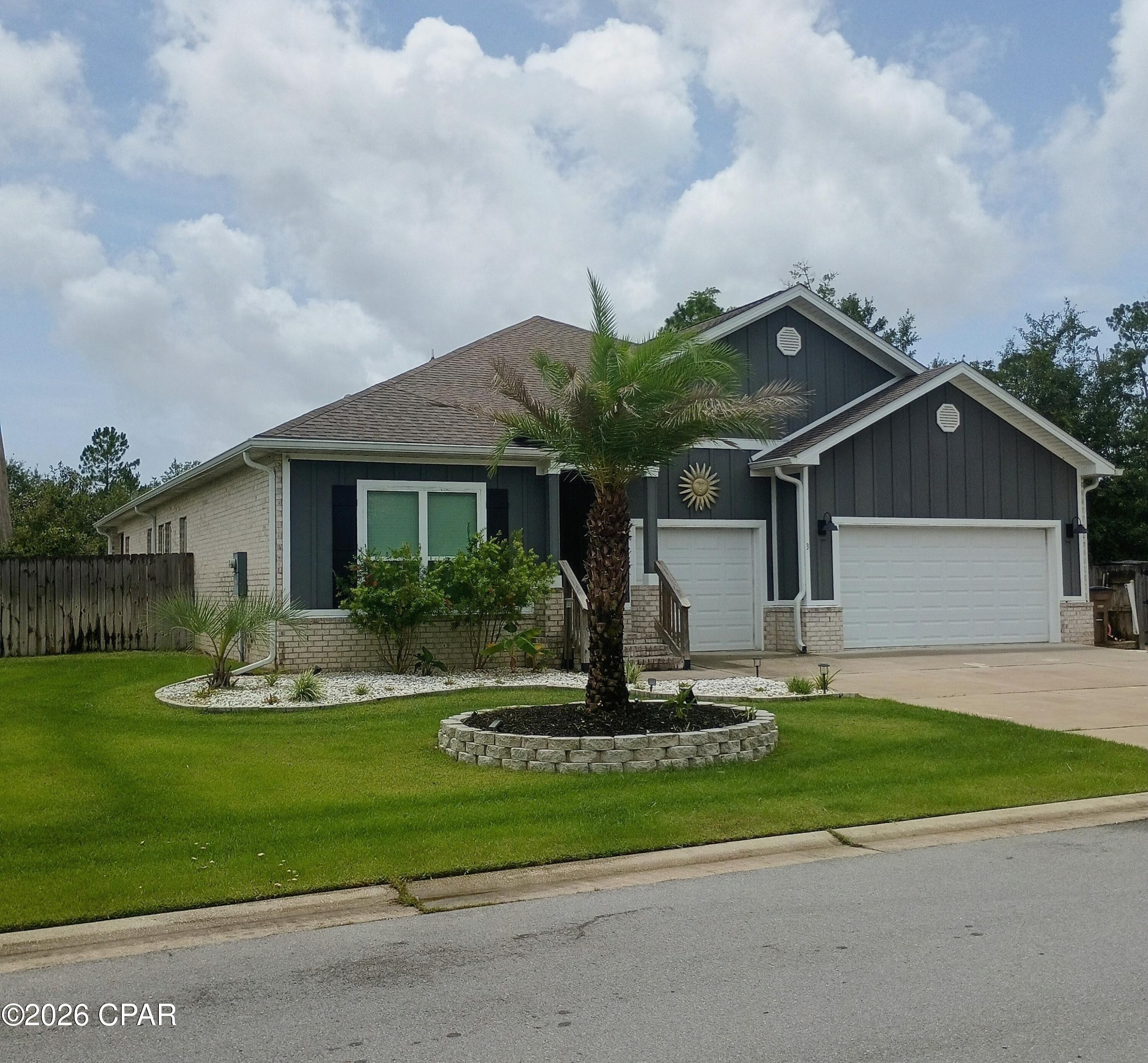 Here's your chance to own a gorgeous 4 bed, 3.5bath, 3 car garage home in wonderful Fanning Bayou! The ''Camden'' features a huge living room for entertaining, the latest in integrated smart home technology  which features Kwikset keyless entry, Skybell Doorbell, automated front porch lighting, an Echo Dot device and Quolsys touch panel which can control your lighting, thermostat, front door and so much more! The home features a spacious floorplan  with a huge master bedroom that has a garden tub, separate shower, double vanity and a large walk in closet. The two front bedrooms are connected with a bathroom featuring double vanity and shower tub combo. The study that is next to the third bedroom can be used as a study, hobby room or 5th bedroom if needed. The oversized laundry room and 1/2 bath are down the hall from the study. The kitchen features a huge Island for informal dining and a separate dining area off the kitchen for family meals. There is LVP in the common areas and plush carpeting in the bedrooms. The seller has made updates to the seawall in the backyard and added a 40 foot boat parking on the right side of the home with access to power and water.  The community has a gorgeous modern pool house with a 5000 square foot pool! There is also a playground for the little ones and plenty of greenspace to enjoy. The home has a builder 10 year structural warranty(time remaining). Your piece of paradise awaits!