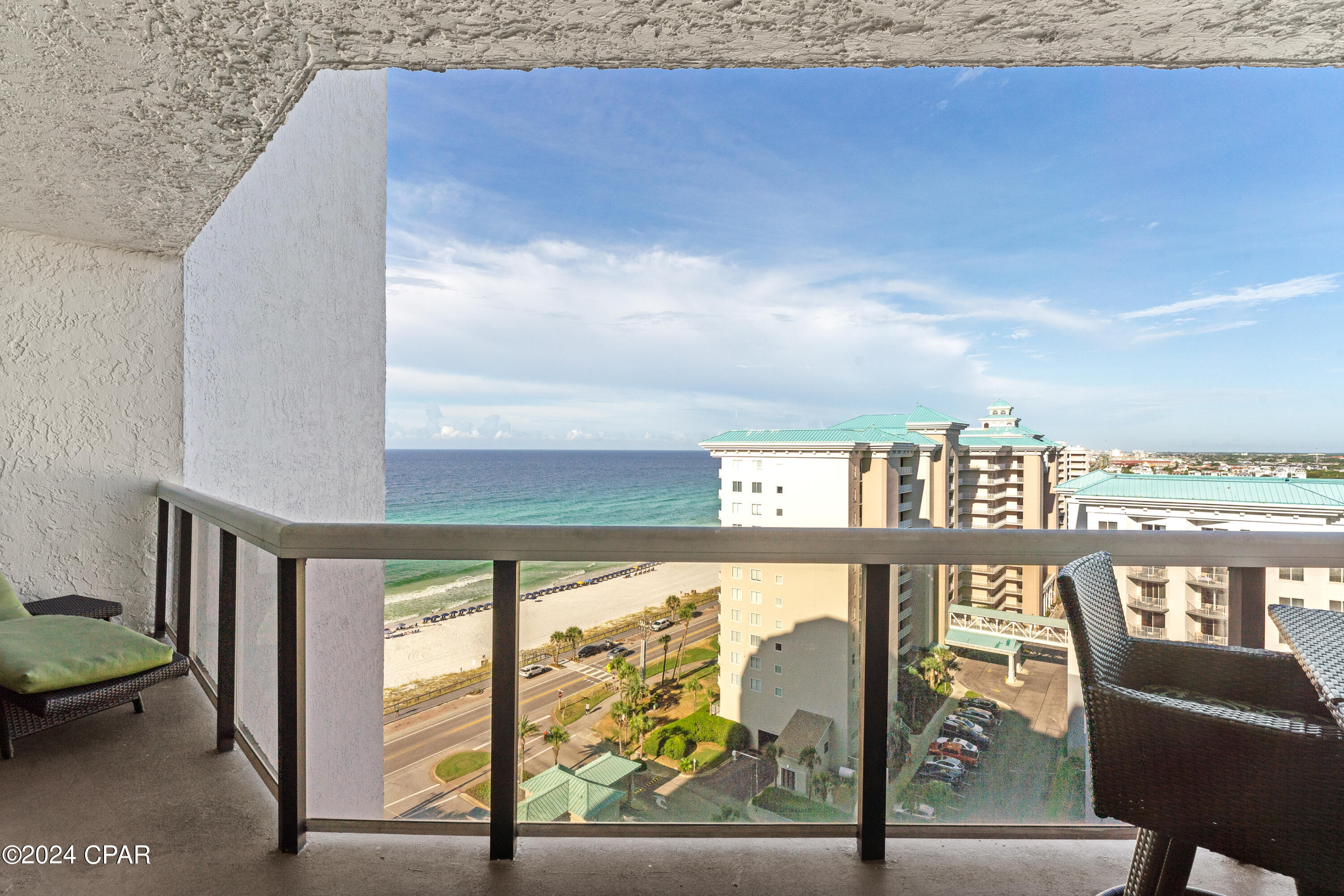 Experience easy coastal living in this beautifully updated, turnkey 2-bedroom, 2-bath condominium offering the perfect balance of comfort, style, and long-term appeal. Thoughtfully upgraded throughout, the interior features tile flooring, smooth ceilings, crown molding, granite countertops, stainless steel appliances, custom cabinetry, and a tiled backsplash, all complemented by tasteful coastal furnishings and modern finishes designed for both everyday enjoyment and rental appeal.

Step onto the private 12th-floor balcony and take in stunning Gulf views and breathtaking sunsets, creating the perfect setting for morning coffee, evening relaxation, or simply enjoying the beauty of the Emerald Coast. It's the type of view that keeps owners and guests coming back year after year.

Surfside Resort offers a true resort-style experience with an on-site front desk, spa, fitness center, tennis and basketball courts, a heated pool, and a private beach walkover with a tiki bar just steps from the sand. Whether you're spending the day at the beach, relaxing poolside, or ending the evening with sunset views over the Gulf, everything you need is within easy reach.

Ideal as a personal getaway, vacation rental, or a combination of both, this condo offers an exceptional opportunity to own a well-appointed property with Gulf views and sought-after amenities in one of the area's most popular beachfront communities.
