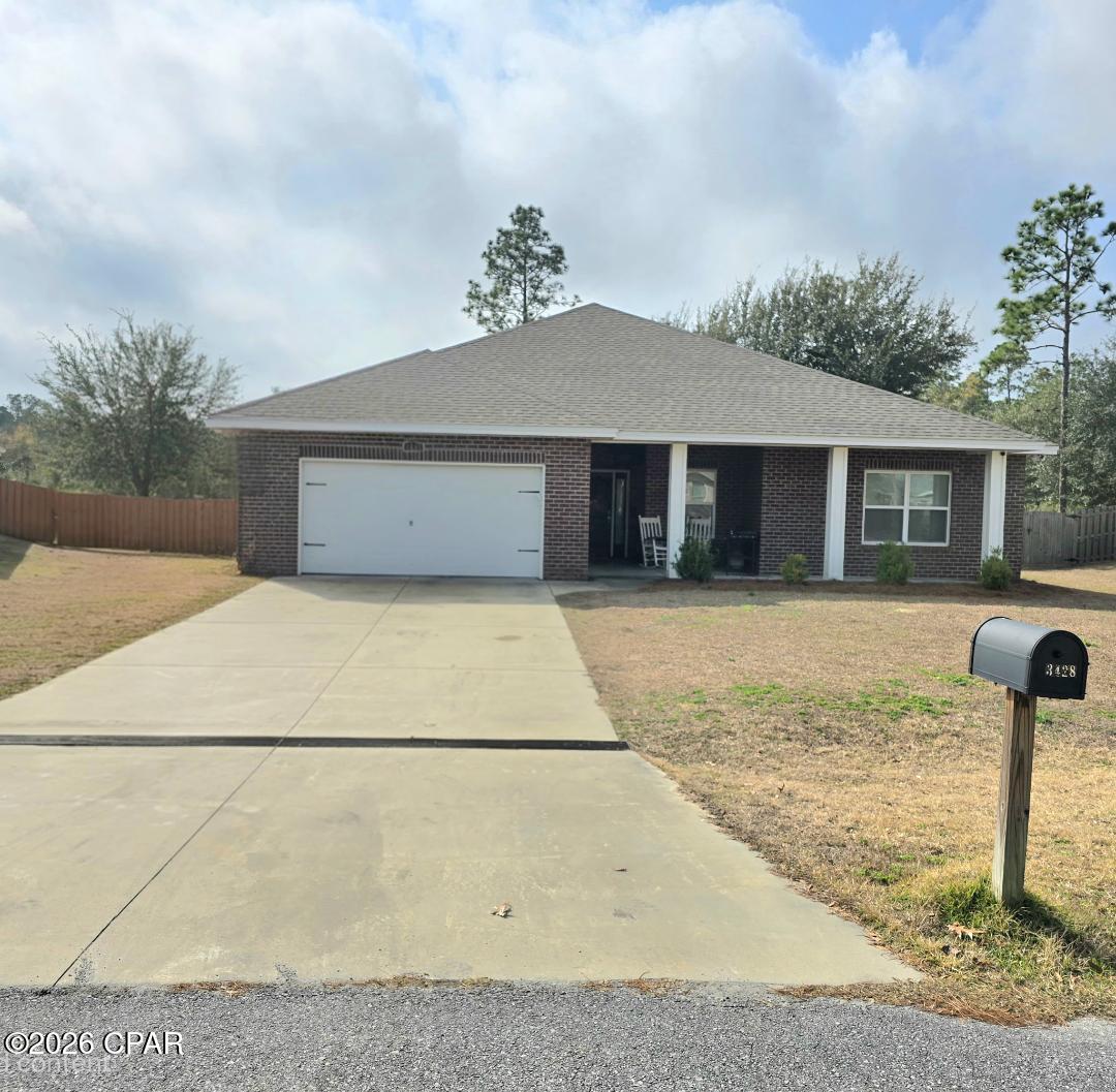 This home is located in a beautiful area of Bay County at the end of Resota Beach Road close to Deerpoint Lake where you can access in a very short drive////// This home has 4 Spacious Bedrooms & 2.5 Baths, 1/2 Acre Lot. This home has many Energy Efficient Features All LED Lights, Fully Insulated Interior Walls, Low E windows & much more. No HOA Fee's. The Interior Features bullnose rounded wall corners, crown molding, tray ceilings in the Living room, Dining & Master Bedroom, recessed & upgraded light fixtures throughout, luxury high end vinyl plank flooring, Ceramic Tile &  The Kitchen is a show stopper with breakfast bar, Quartz counter tops, custom hardwood cabinetry with pull out slider drawers, double built in trashcans, deep drawers for pots & pan storage, all stainless steel TWO PANTRIES////The Master suite is very spacious 14x19 & has a large master bath featuring his and her double quartz topped sink, Jacuzzi tub, separate 5ft shower w/ glass door! Back yard is fenced and ready to go to keep your children and fur babies safe!  This is a beautiful rural area to raise a family.