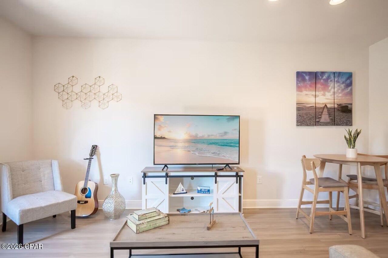 Discover this charming, fully furnished coastal-style townhome offering 1,496 square feet, 3 bedrooms, 2 full baths, and 1 half bath in the highly desirable Hathaway Townhomes community. Whether you're searching for a primary residence, vacation getaway, or short-term rental investment, this property offers exceptional versatility and value.
The interior features a well-appointed kitchen with stainless steel appliances and granite countertops, ideal for both everyday living and entertaining. The spacious primary suite includes a walk-in closet and double vanity, creating a comfortable private retreat. Outside, enjoy a unique back porch and the convenience of an attached one-car garage.
Perfectly located near the Navy base, restaurants, grocery stores, and just a short drive to the emerald waters of the Gulf of Mexico and the sugar-white sandy beaches, this home places you close to everything Panama City Beach has to offer. Nearby attractions include St. Andrews Bay, fishing charters, boating, and parasailing for endless coastal adventure.
Residents of Hathaway Townhomes enjoy a resort-style community pool surrounded by beautiful landscaping, along with HOA services that cover exterior insurance, grounds keeping, trash service, and maintenance of common areas. HOA fees are $399.70 per month.
Don't miss this opportunity to own a beautiful townhome in a prime location and enjoy the ultimate beach lifestyle.