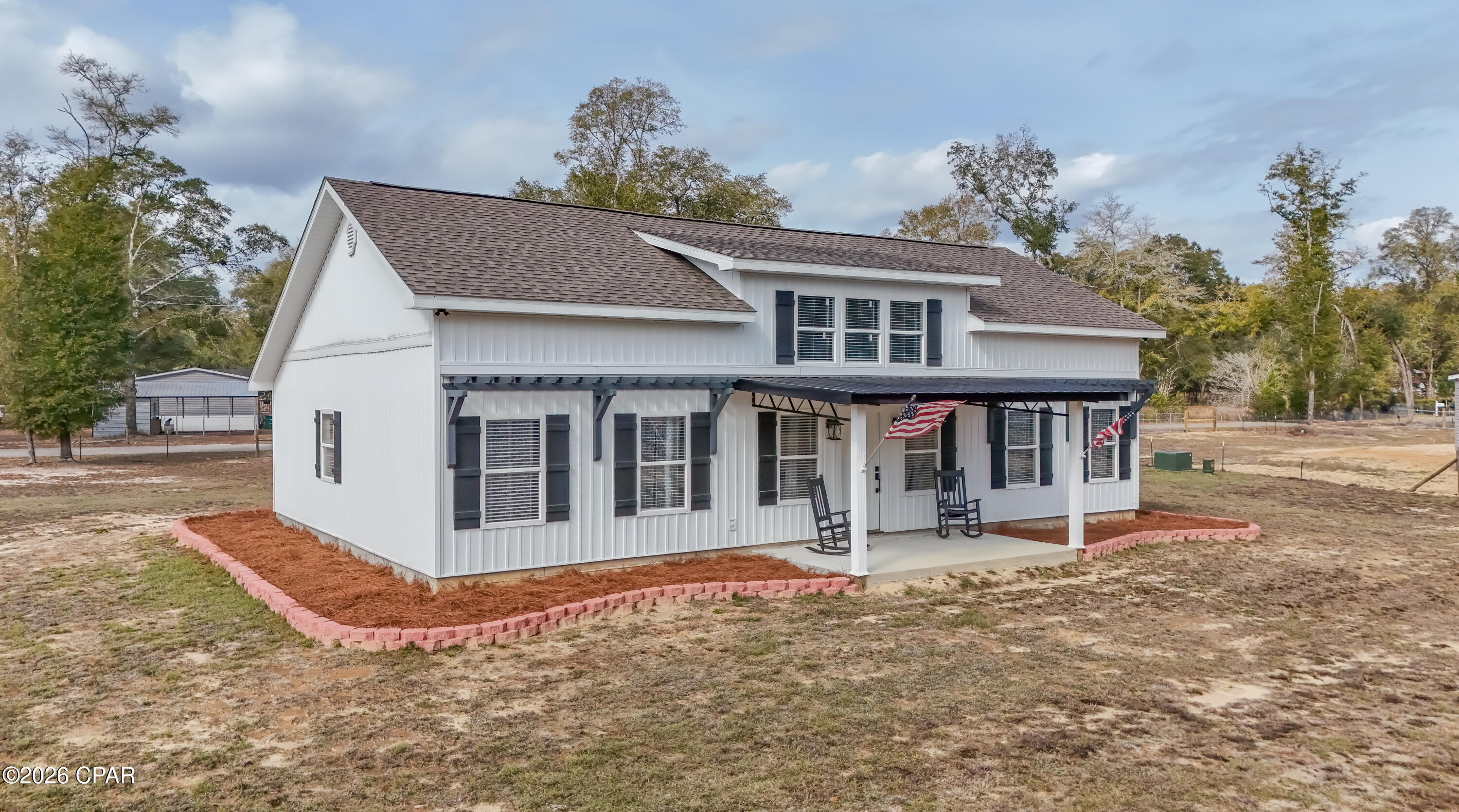 Back on the Market at no fault of Seller!!

Welcome to peaceful country living at 15608 NE New Market Road in Hosford, Florida -- a beautifully crafted 2024 new build designed for comfort, space, and everyday enjoyment. Set on .85 acres with a fenced yard, this 3-bedroom, 2-bath home offers 1,761 square feet of modern living where you can relax, entertain, and enjoy the quiet charm of North Florida.

Step inside to find bright open spaces, stylish finishes, and thoughtful design that makes daily life feel easy. The spacious layout flows naturally, creating the perfect setting for gathering with friends, hosting meals, or simply unwinding after a long day. Spray foam insulation in the roof and west wall adds energy efficiency and year-round comfort.

Outside, the fenced yard provides room to enjoy outdoor activities, gardening, or peaceful evenings under the open sky. The location offers the best of both worlds -- privacy with convenience. You're approximately 45 minutes from Tallahassee International Airport, about an hour to downtown Tallahassee, and just over an hour to the beautiful beaches of St. George Island.

If you're looking for newer construction, modern comfort, and space to enjoy the Florida lifestyle, this property is ready for you. Schedule your private showing today and experience it for yourself before it's gone.