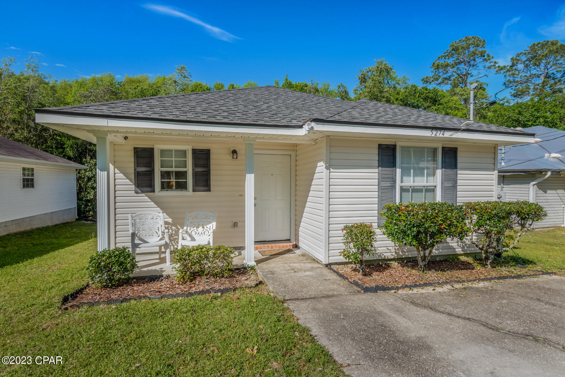 This charming 2 bedroom, 2 bath home in Lakewood Manor subdivision has been impeccably maintained and boasts several recent upgrades. The home's HVAC system, which is only about a year old, ensures that you'll stay comfortable year-round with reliable heating and cooling. Additionally, new flooring throughout the home and fresh new doors lend a modern touch to the space. With its great location and fantastic condition, this home is sure to impress. Whether you're a first-time buyer, looking to downsize, or searching for a cozy vacation home, this property has plenty to offer.