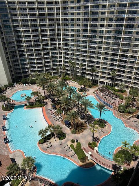 Experience exceptional Gulf-front living and strong investment potential with this premier 3-bedroom + bunk, 3bath condo, the largest floor plan at Shores of Panama! Designed to comfortably accommodate large groups, this spacious layout sleeps up to 10 guests, making it an ideal high-performing short-term rental or a versatile vacation retreat for multi-family use. The open and functional floor plan includes a full laundry room, generous living space, and a spacious kitchen, creating a turnkey, rental-ready opportunity with immediate income potential.

From your private balcony, enjoy sweeping views of the resort-style lagoon pool and the Gulf of Mexico.

Shores of Panama is one of the most sought-after beachfront resorts on the Emerald Coast, known for its 14,000+ sq. ft. zero-entry lagoon-style pool, indoor heated pool and hot tub, beachfront access, fitness center, seasonal tiki bar, and on-site dining options including coffee, snacks, and pizza. Its unbeatable location places you next door to Pineapple Willy's and directly across from the dining and entertainment at Laketown Wharf.


Whether you're expanding your investment portfolio or securing a beachfront getaway with income potential, this property delivers on location, size, amenities, and ROI opportunity.