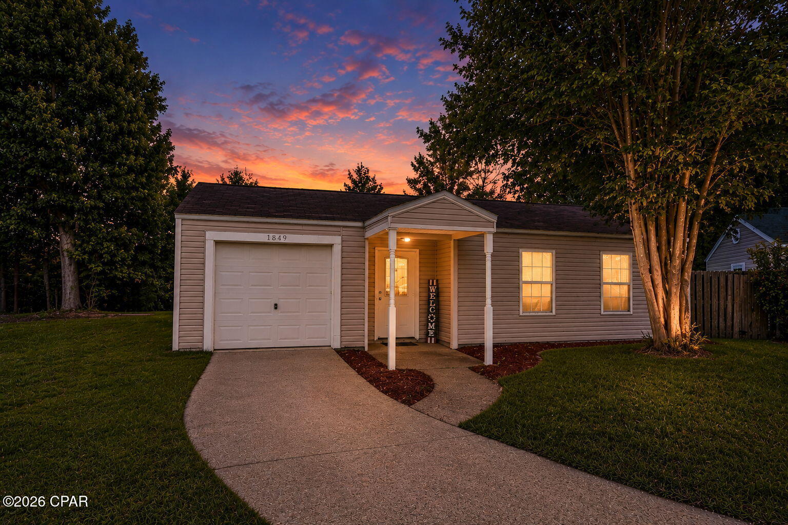 Affordable Bay County Gem - Under $200,000!
Welcome home to this charming 3-bedroom, 1.5-bath residence offering approximately 1,100 square feet of comfortable living space with an inviting open floor plan and vaulted ceilings in the main living area, creating a bright and spacious atmosphere. Luxury vinyl plank flooring flows throughout, while custom trim accents add character and style to every room. 
 Perfectly positioned for those who enjoy both outdoor recreation and everyday convenience, this home is located just 1.5 miles from the Cooks Bayou Boat Ramp, providing easy access to some of the area's best boating and fishing. Tyndall Air Force Base is only 20 minutes away, making it an excellent option for military personnel or civilian employees seeking a short commute.  The property offers a peaceful country feel while remaining close to shopping, dining, and local amenities. A small garage provides the perfect space for a golf cart, motorcycle, or additional storage, and overflow parking offers plenty of room for extra vehicles, a boat, or a trailer.  With no HOA, you'll enjoy the freedom and flexibility that are becoming increasingly hard to find. Whether you're searching for an affordable primary residence, a weekend retreat near the water, or an investment opportunity, this home checks all the boxes and would make an excellent rental property. 
 Opportunities like this under $200,000 don't come around often. Schedule your private showing today and experience the perfect blend of country charm, convenience, and value.