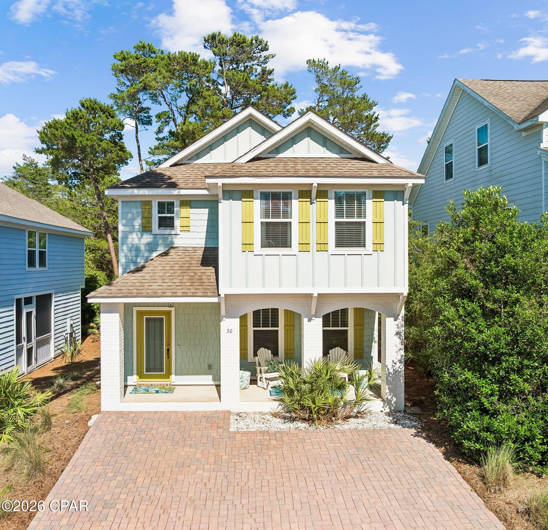 This is the lowest-priced rental property in Inlet Beach at just $665,000, with multiple rental projections of $75k annually. Introducing 30 Sandpine Loop in Pinewood Preserve, a turnkey, fully furnished three-bedroom, three-bath coastal retreat located just moments from Rosemary Beach, Alys Beach and the white sands of 30A. This property is perfectly suited as a personal getaway, full-time residence or investment opportunity.

The home offers a seamless blend of indoor and outdoor living, complete with an oversized driveway and convenient access to the community pool just steps away. A short bike ride leads to the largest beach access in Walton County, while nearby Camp Helen State Park and Lake Powell provide endless opportunities for kayaking, paddleboarding, fishing and exploring one of North America's largest coastal dune lakes.

Positioned near the dining, shopping and entertainment of 30Avenue, 30 Sandpine Loop delivers exceptional value, strong rental potential and the coastal lifestyle buyers continue to seek along the Emerald Coast.