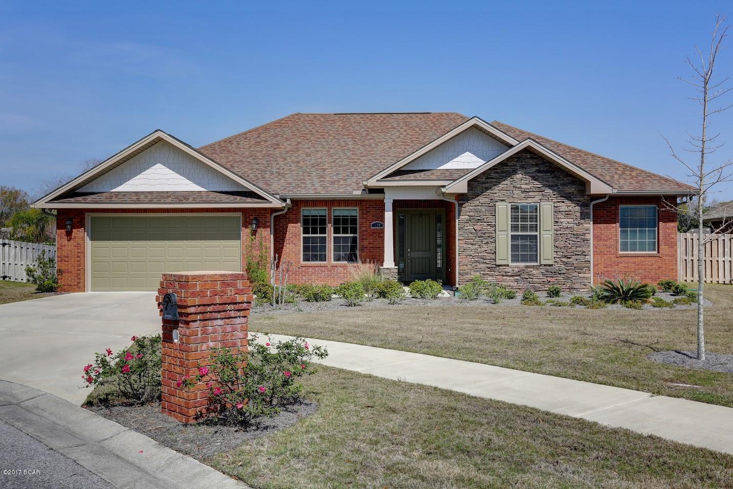 Beautiful 4/3 brick home in The Meadows & The Pointe. Granite counters, Stainless Steel Appliances. Open floor plan with fireplace. Lawn and Pest Treatment provided All property sizes and ages are approximate, please measure and/or verify if important. 

School assignments are subject to change, please check with Bay County for most accurate information.

Deposit is the same as the rent.

Pets allowed with owner approval and NON REFUNDABLE pet fee applies per pet.  Breed restrictions apply.