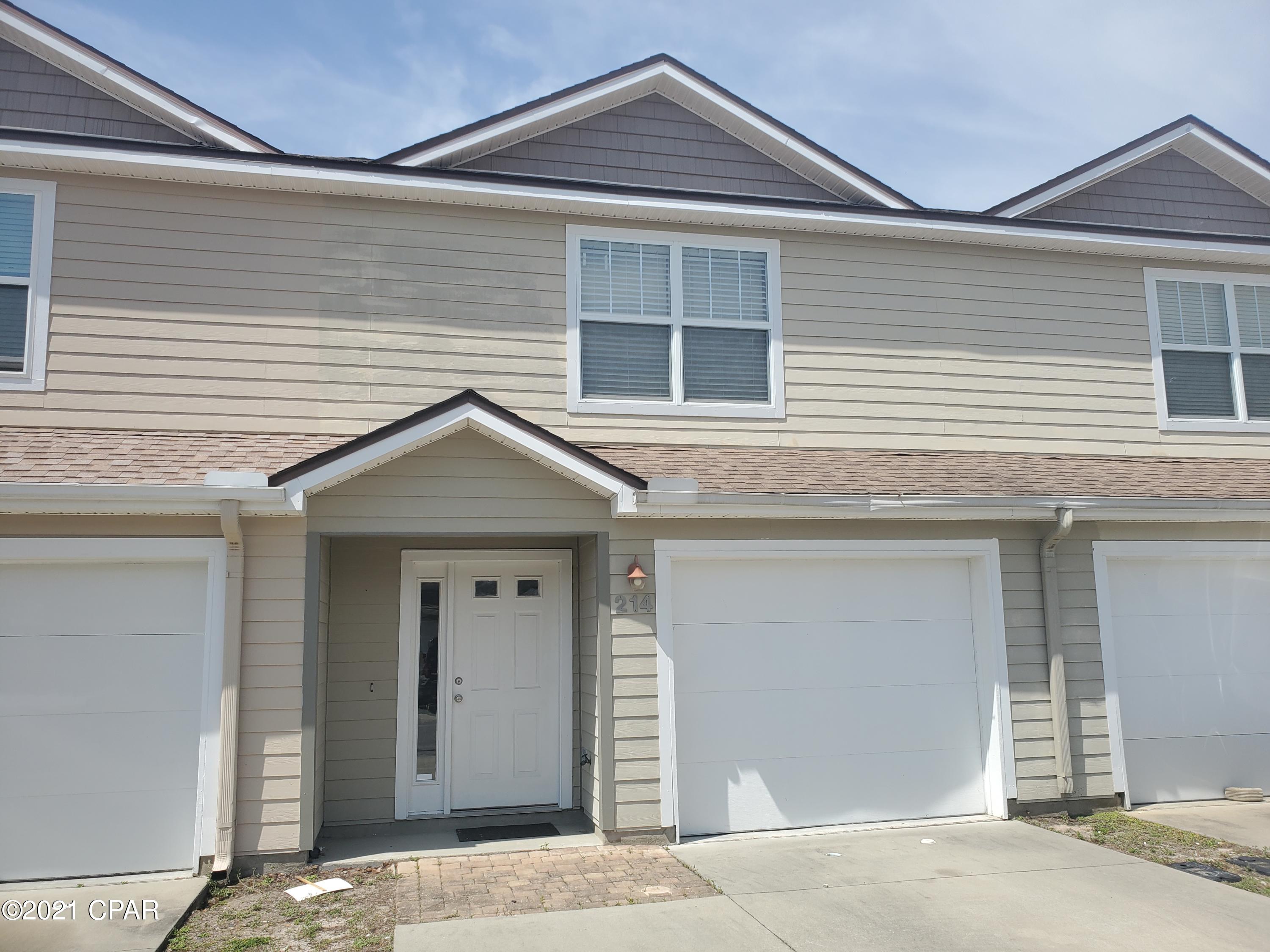 For rent! Nicely updated 3 BR, 2.5 BA townhome located in a townhome subdivision just 10 minutes from TAFB, near grocery, and restaurants. Downstairs is the living room, remodeled kitchen and half bath with ceramic tile flooring. The kitchen includes a refrigerator, stove/oven, dishwasher. 1 car garage; Upstairs is the large master suite with en suite bathroom, and two additional bedrooms with shared hallway bath. This is a great opportunity to live in an updated unit within a small community.