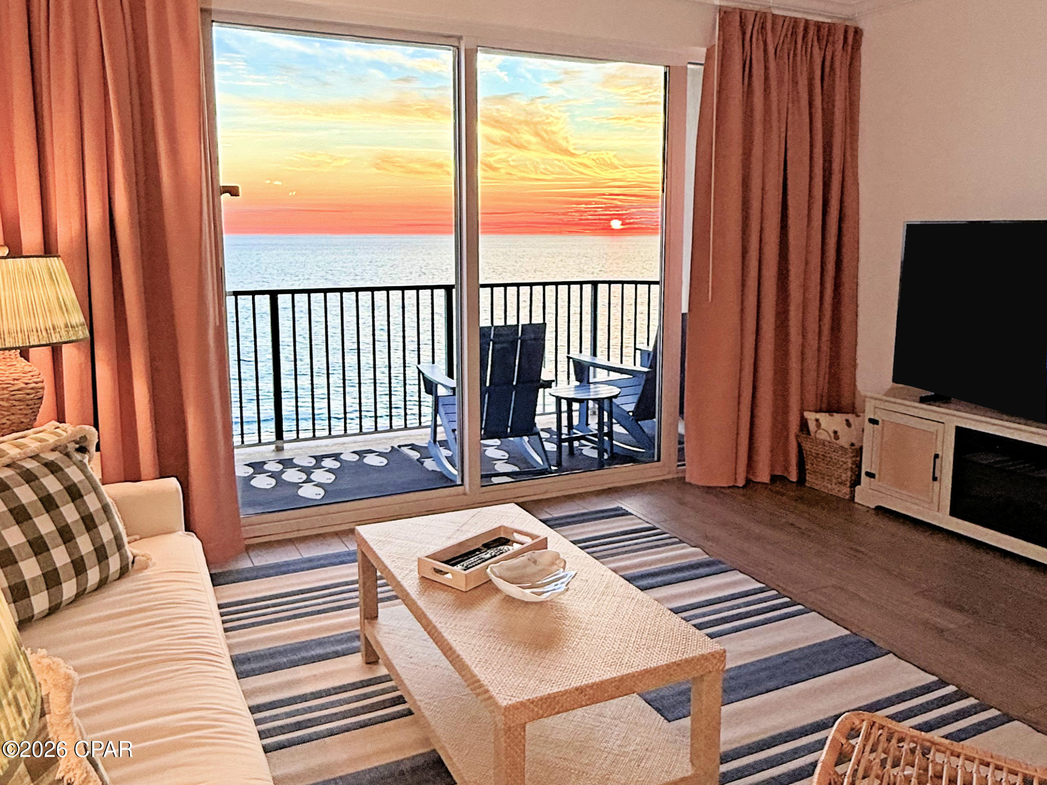 Boardwalk Beach Resort, Panama City Beach, Florida | Gulf-Front Condo For Sale. 
Ready to wake up to sugar-white sand, sparkling Gulf views, and that easy Panama City Beach lifestyle? This beautiful gulf-front 1-bedroom condo with a bunk area at Boardwalk puts you right in the heart of the fun while giving you a relaxing coastal retreat to call your own. Step onto your private balcony and take in sweeping beachfront views--the perfect backdrop for morning coffee, sunset cocktails, and unforgettable beach memories. Inside, you'll find thoughtful upgrades that make this condo feel polished and inviting, including, elegant crown molding, nine-foot ceilings, wood-look ceramic tile, chic lighting fixtures, bold wallpaper, modern furnishings, and thoughtful touches. Whether you're looking for a personal beach getaway, a rental investment, or a little of both, this condo is designed to impress. Boardwalk Beach Resort is known for its incredible gulf-front setting, with 1,700 feet of pristine shoreline and amenities that make every day feel like vacation. Enjoy the zero-edge beachfront pool, relaxing hot tubs, kid's splash area, spacious sundeck, covered parking, and the popular Under the Boardwalk Bar & Grill. Fitness lovers will appreciate the gulf-front gym with sauna while families will love the fun, resort-style atmosphere. Owners here enjoy some of the lowest HOA dues on the beach. The location is just as exciting as the views. You'll be steps from some of Panama City Beach's favorite attractions, including Pineapple Willy's, WonderWorks, Signal Hill Golf Course, Ripley's Believe It or Not, dining, shopping, entertainment, and more. Your beach life is calling--grab your flip-flops and reach out to claim your piece of the beach!